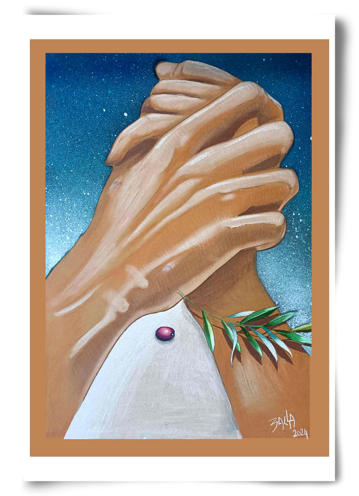 peace, 60x90 cm, Keret nélkül
