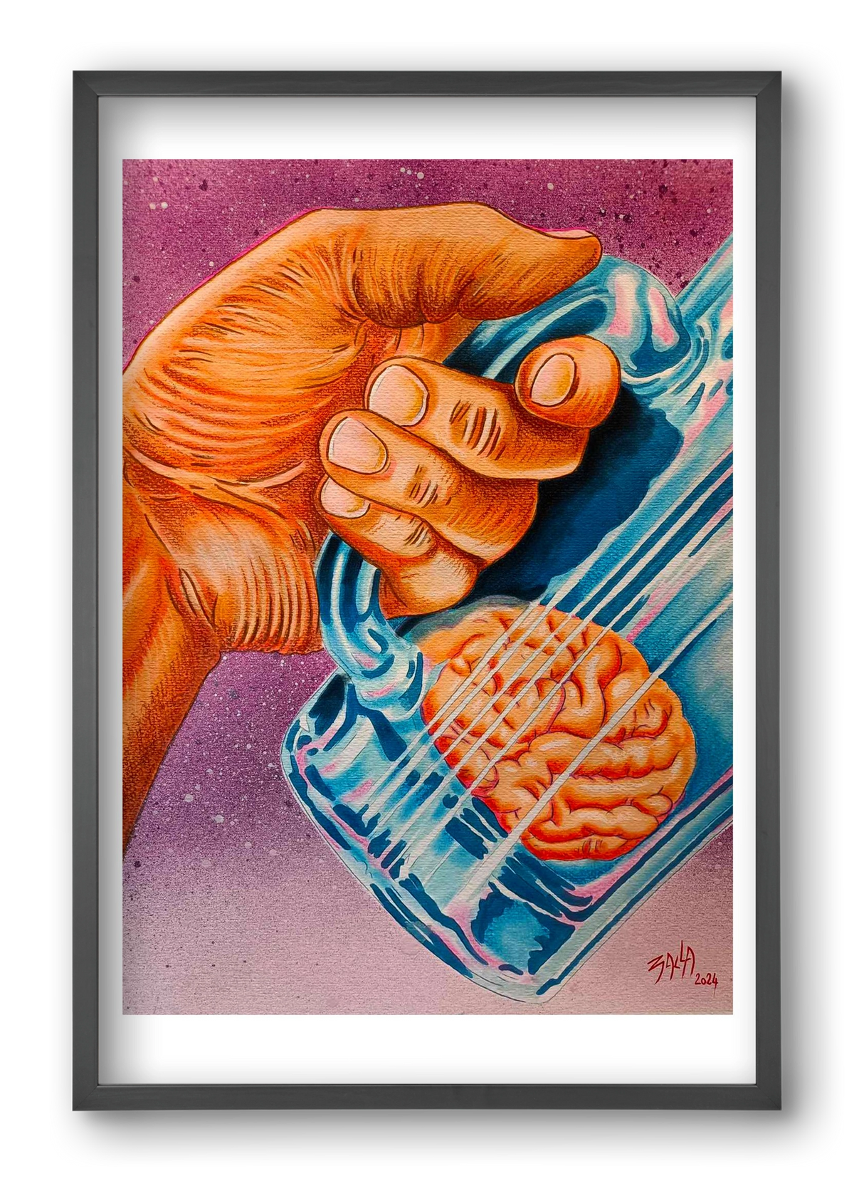 beer, 40x60 cm (40x60 cm), Fekete keret