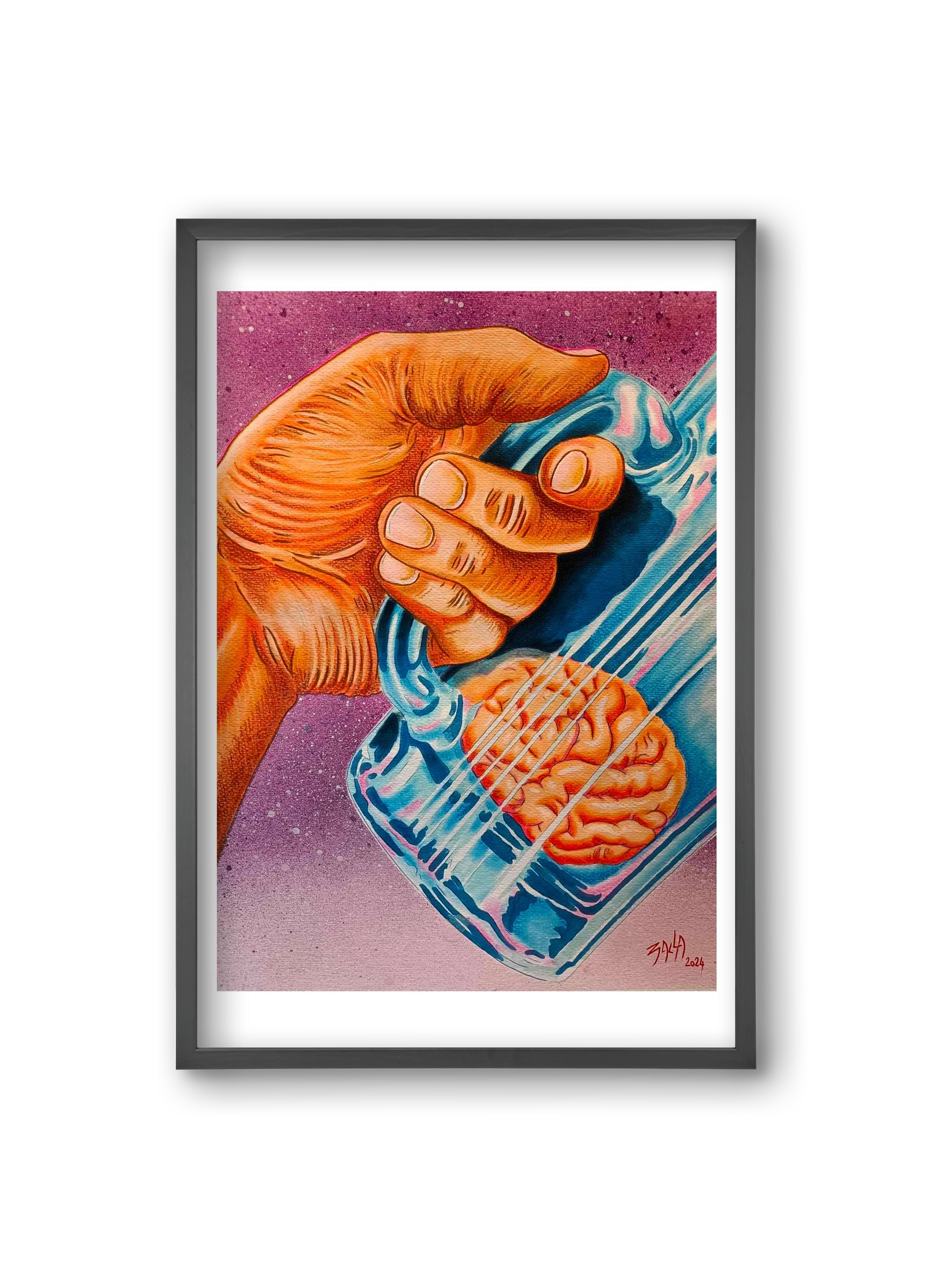 beer, 20x30 cm (20x30 cm), Fekete keret