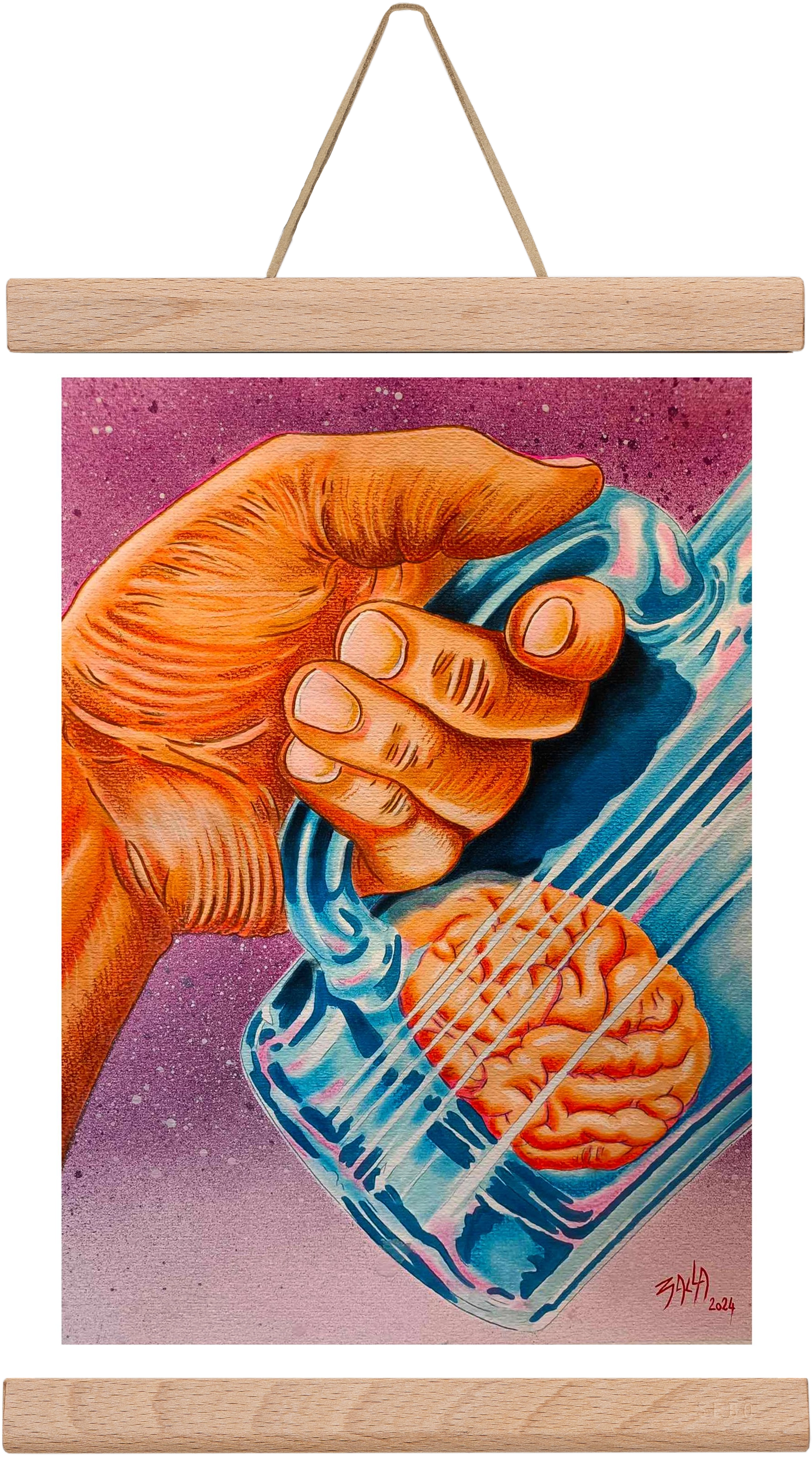 beer, 20x30 cm (20x30 cm), Tölgy akasztó