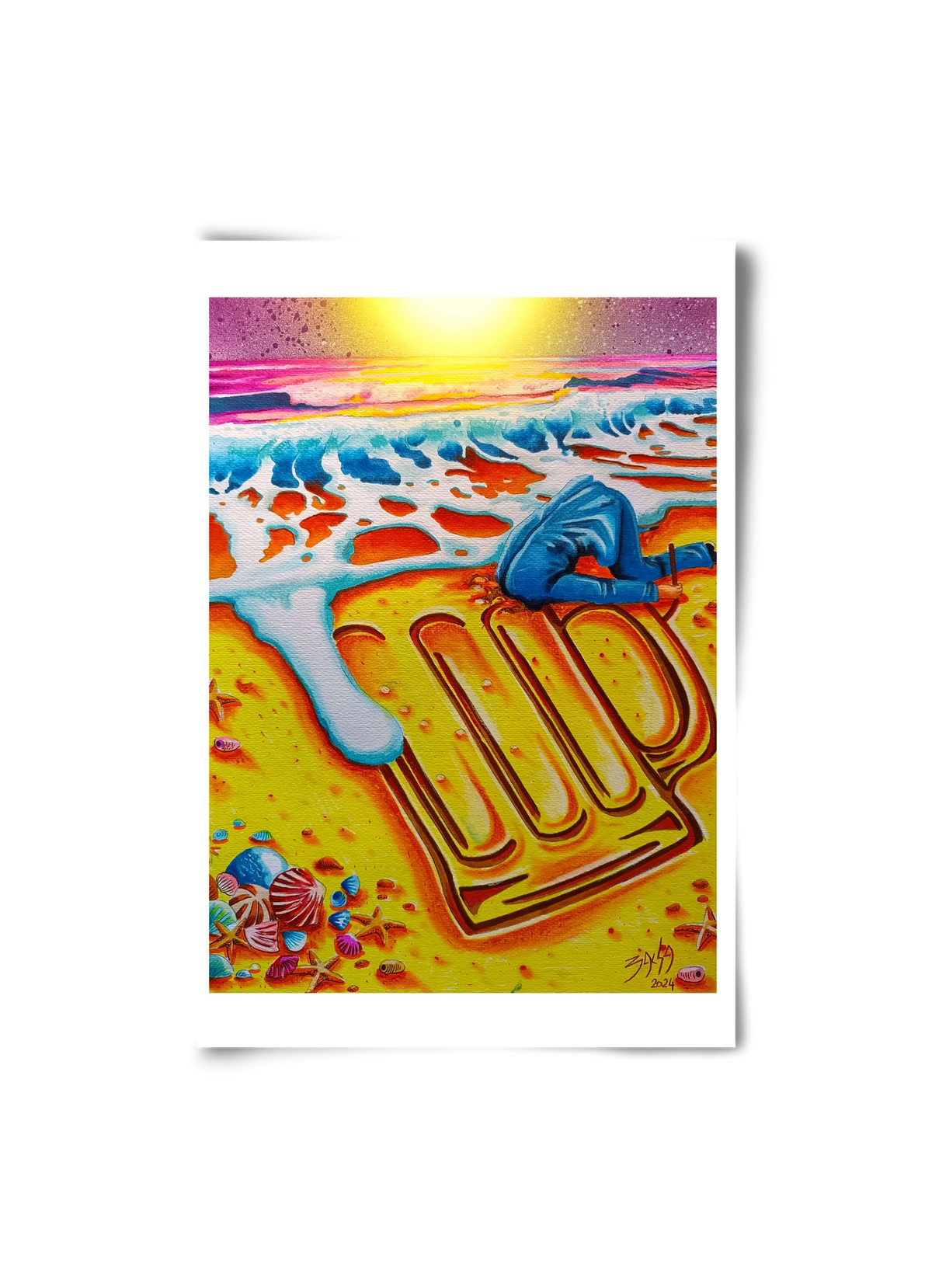 beer II., 20x30 cm, Keret nélkül