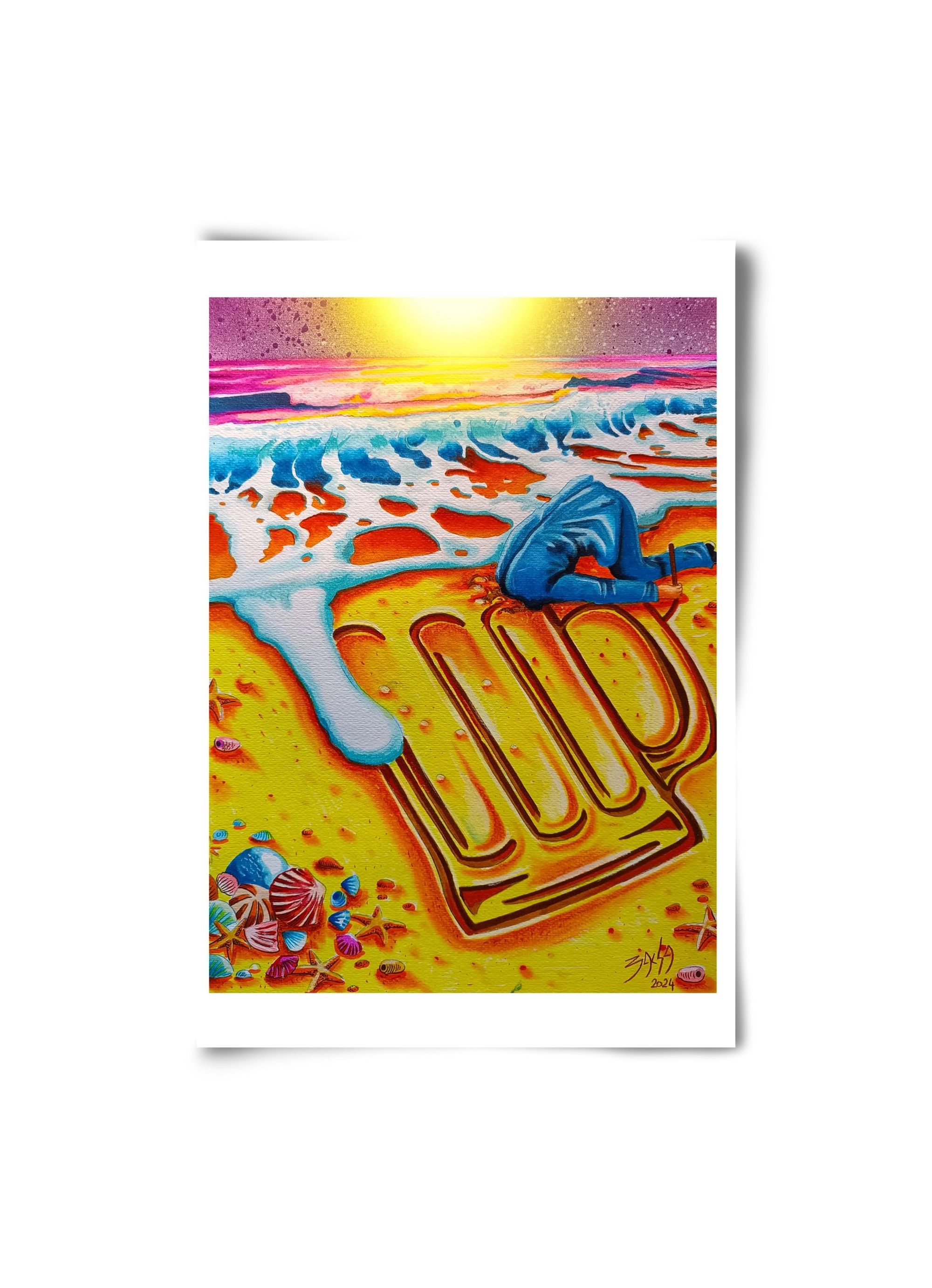 beer II., 20x30 cm, Keret nélkül