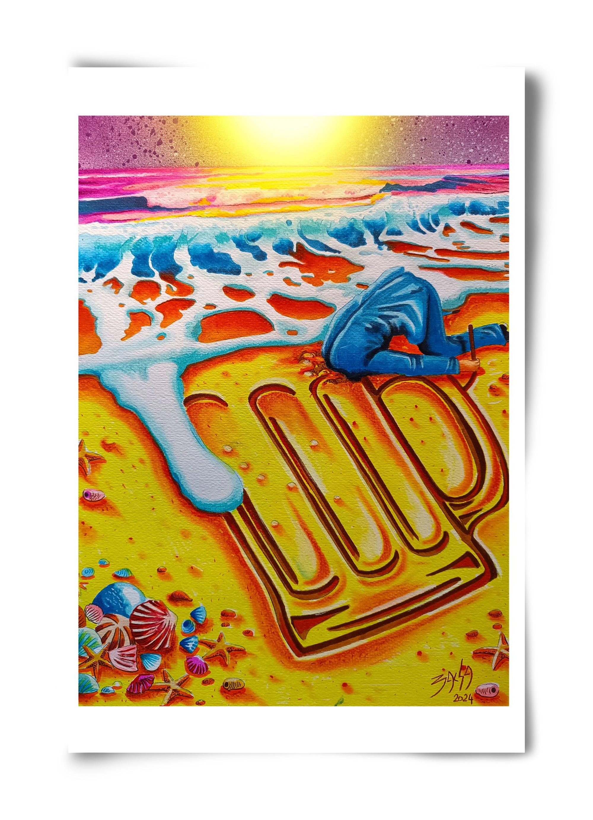 beer II., 40x60 cm, Keret nélkül