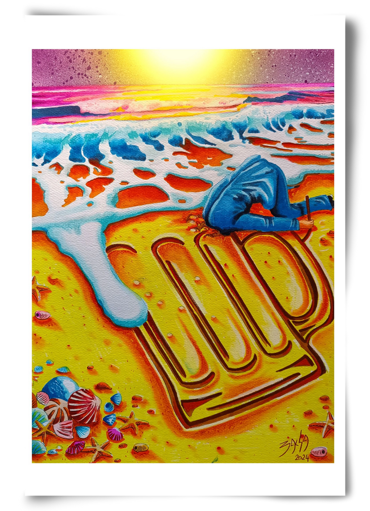 beer II., 60x90 cm, Keret nélkül