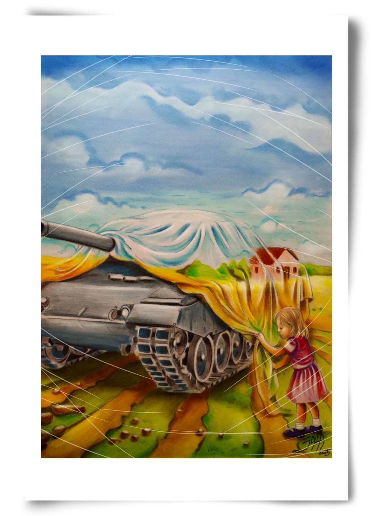 invisible, 60x90 cm, Keret nélkül