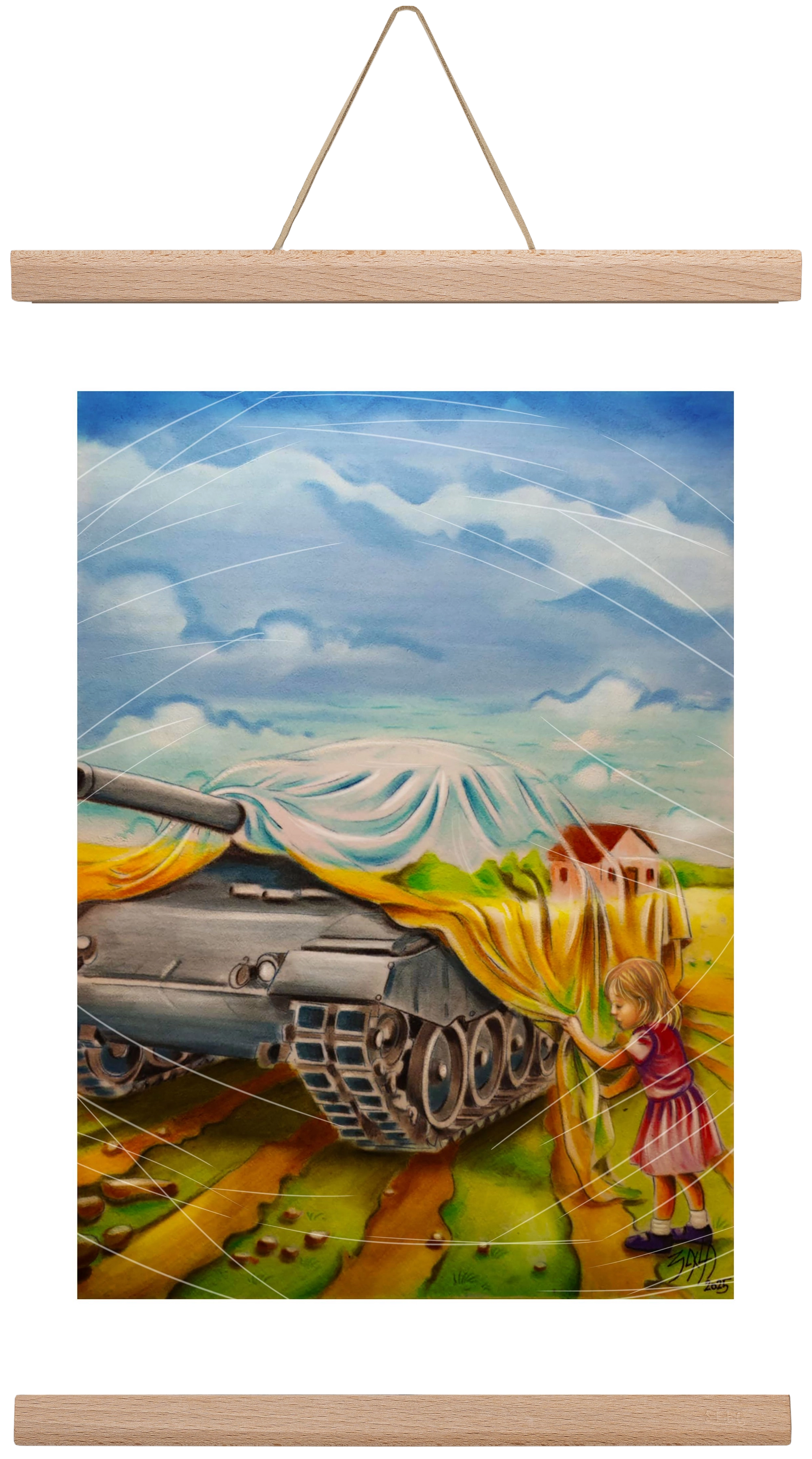 invisible, 30x45 cm (30x45 cm), Tölgy akasztó