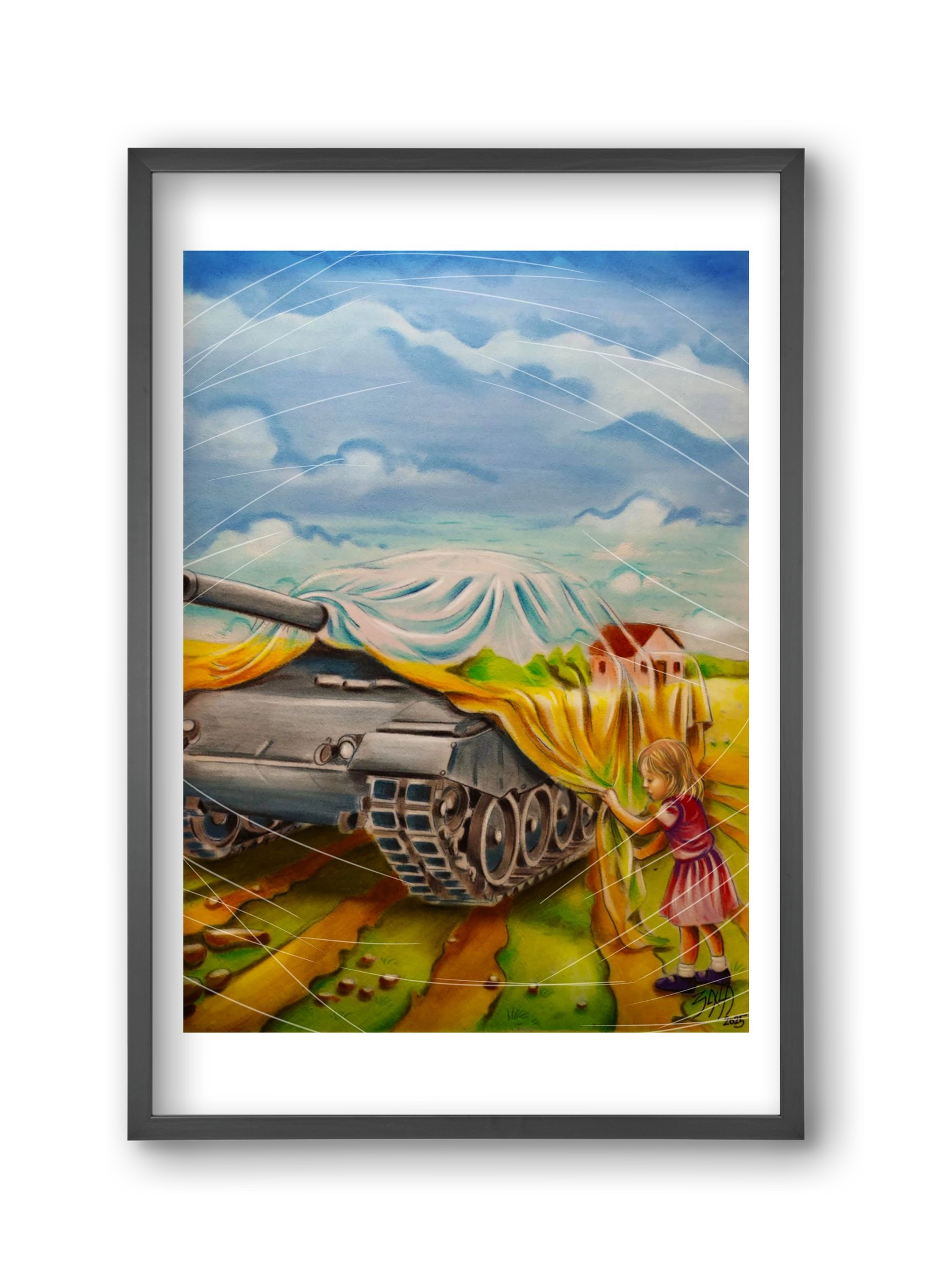 invisible, 30x45 cm (30x45 cm), Fekete keret