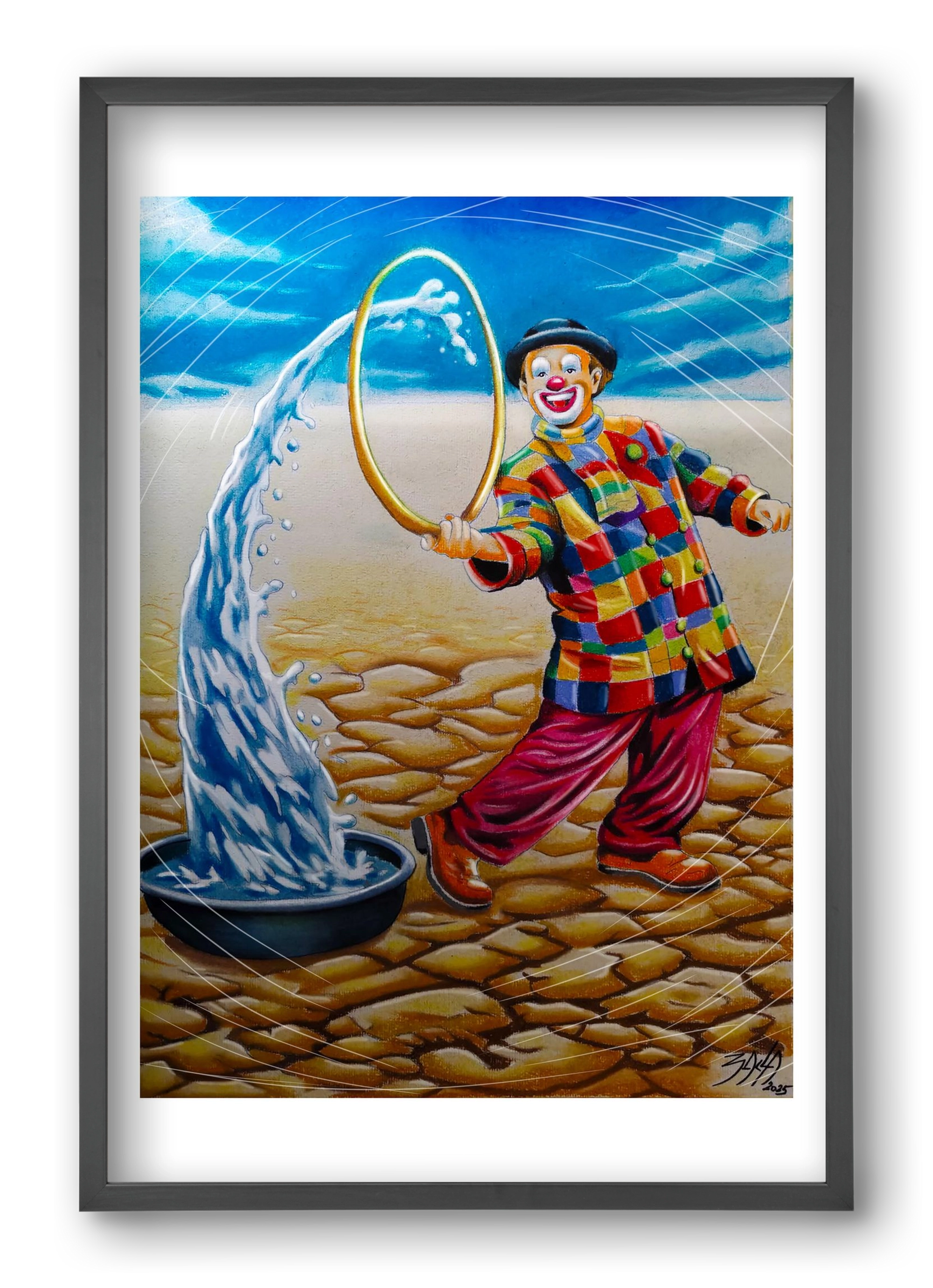 mutatvány, 40x60 cm (40x60 cm), Fekete keret