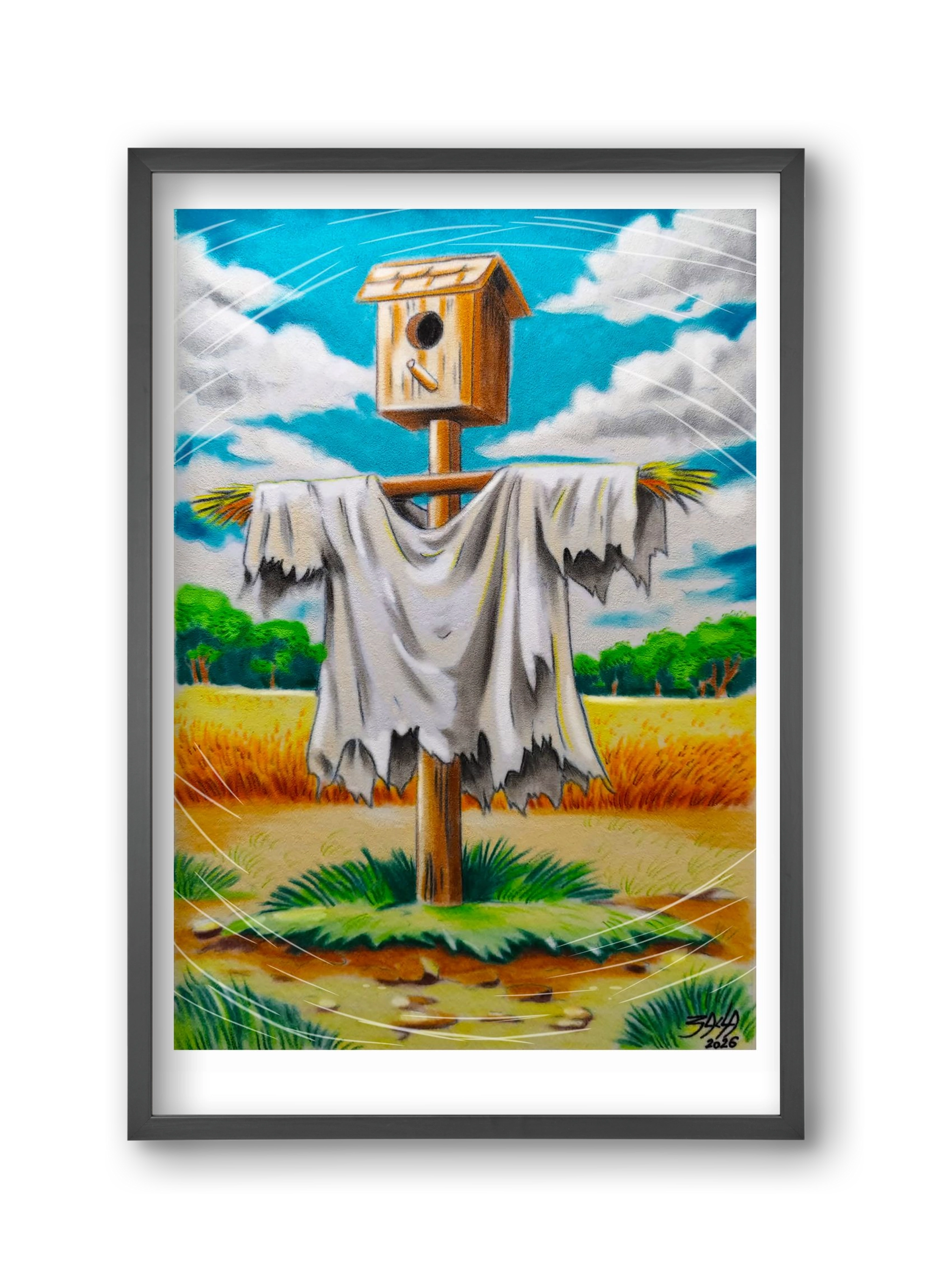 no comment, 30x45 cm (30x45 cm), Fekete keret