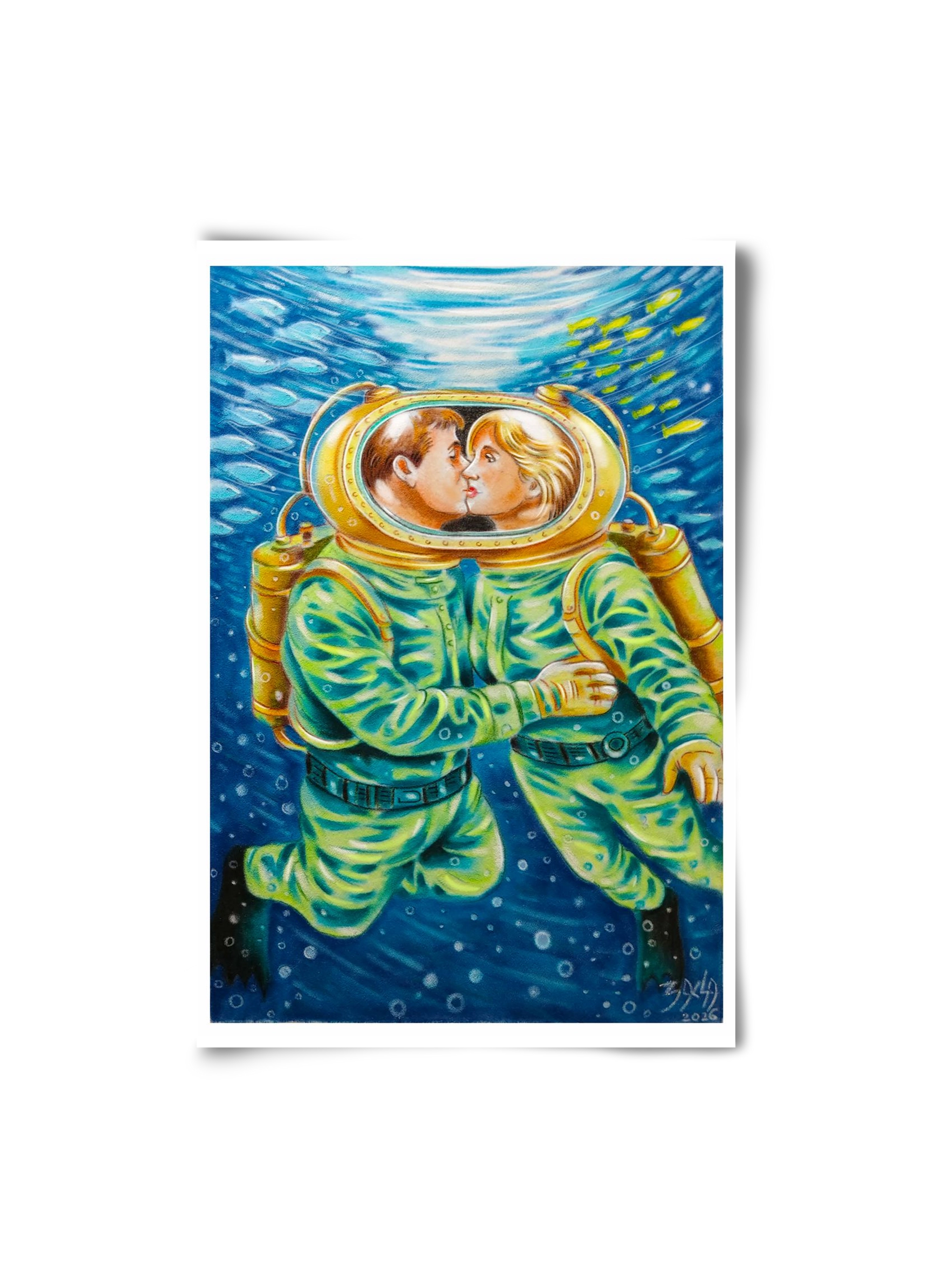 love, 20x30 cm, Keret nélkül