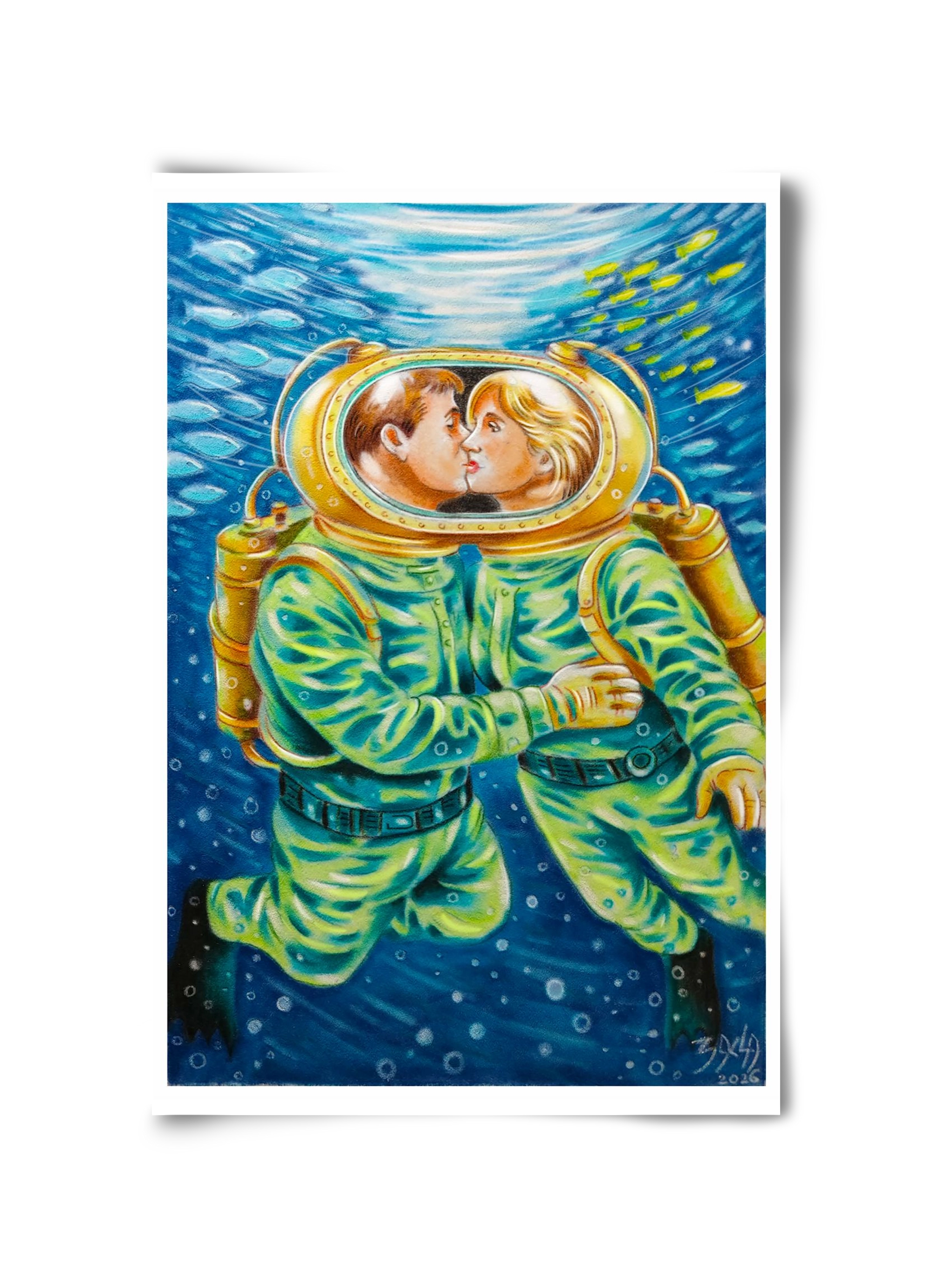 love, 30x45 cm, Keret nélkül