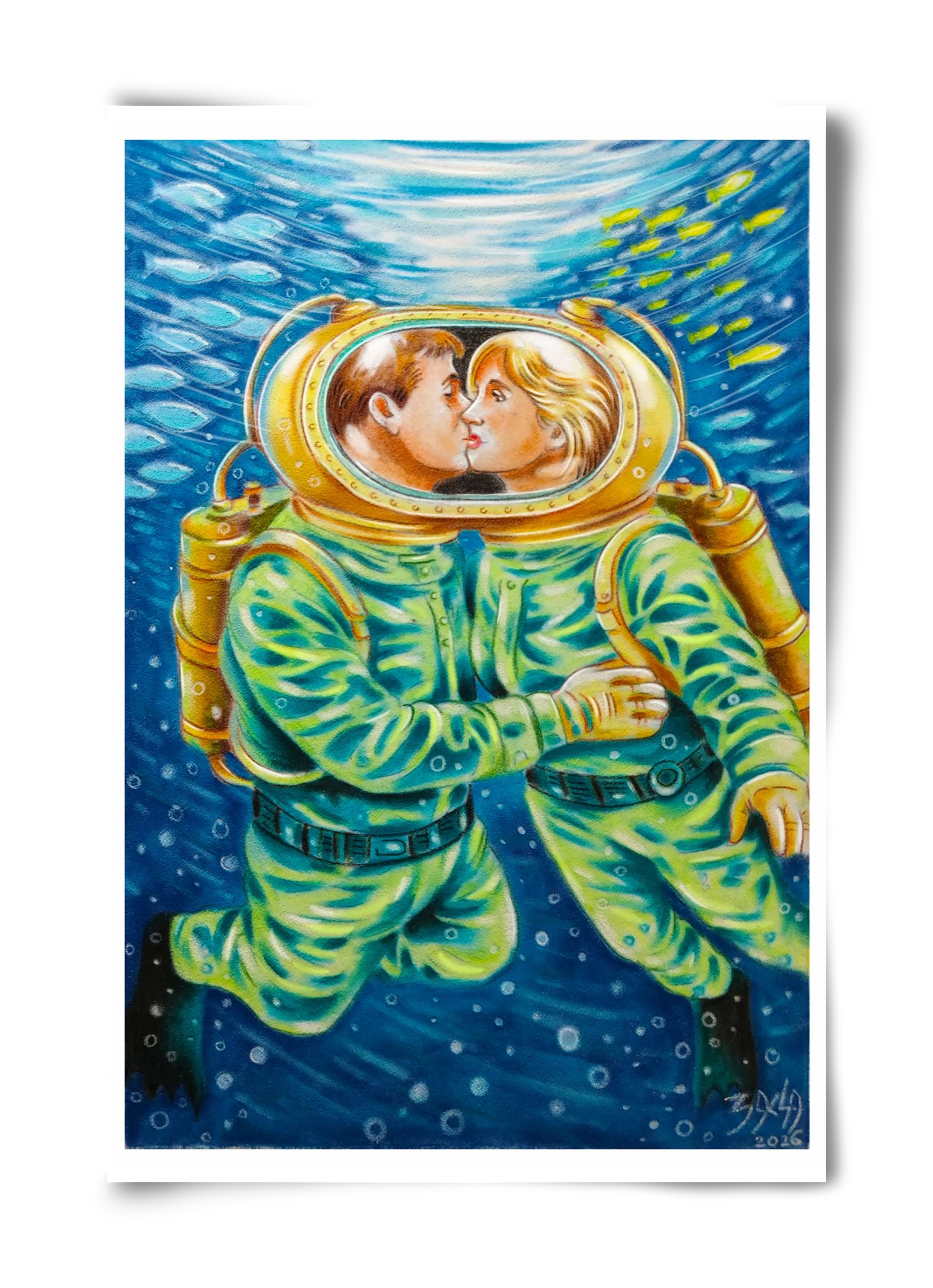love, 40x60 cm, Keret nélkül