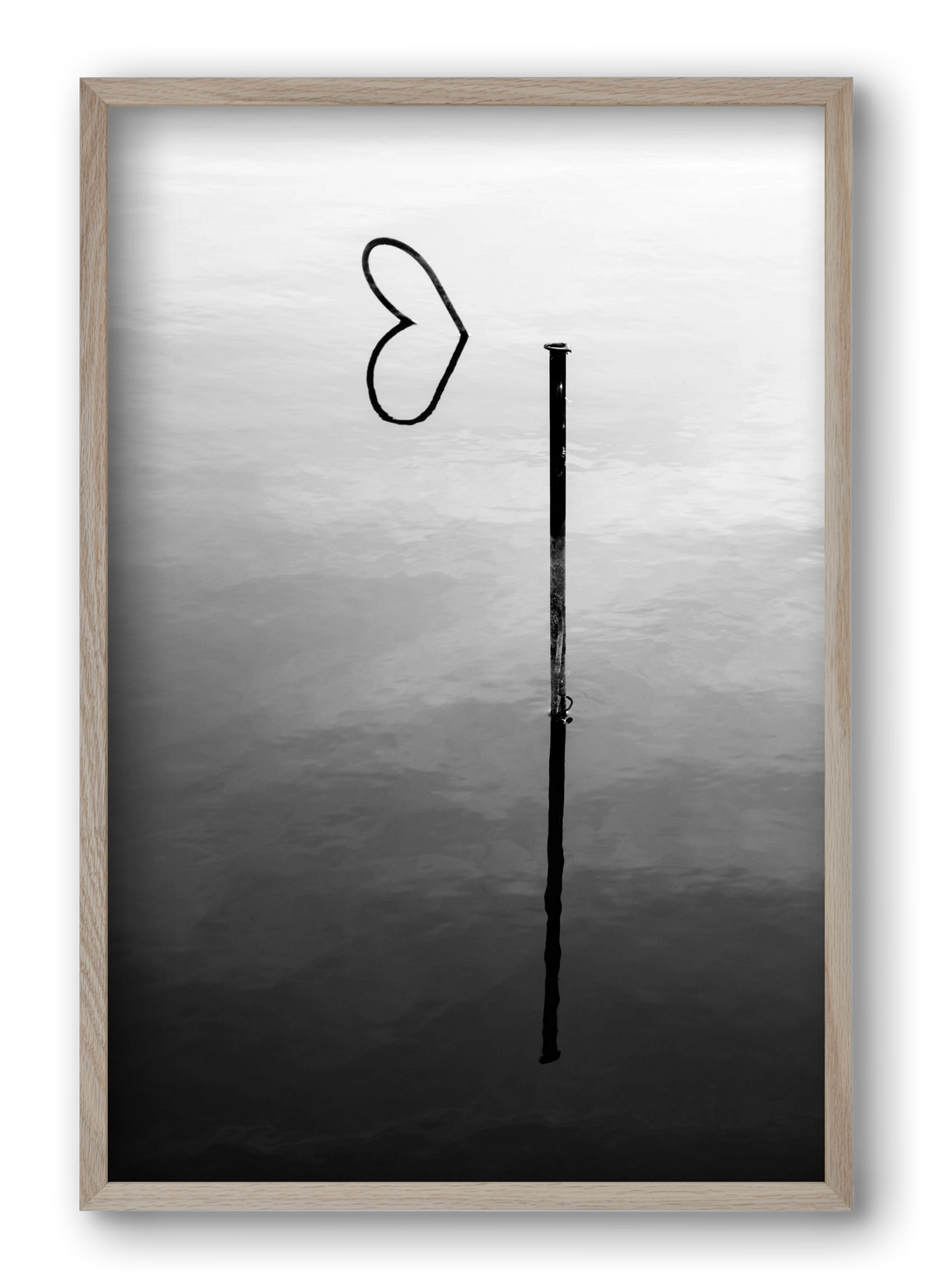 Tükör , 40x60 cm (40x60 cm), Tölgy keret