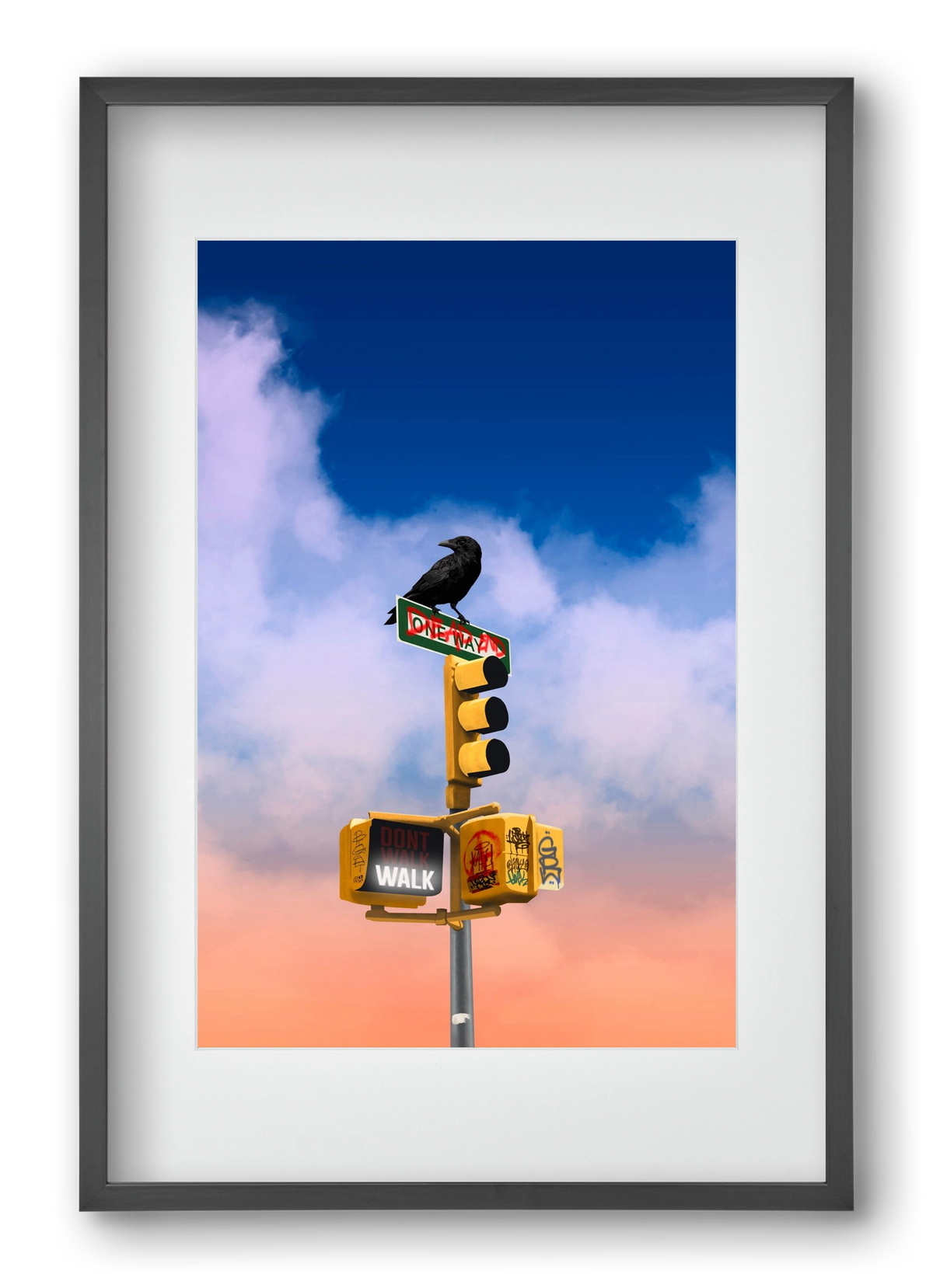 Dead end, 40x60 cm (30x45 cm), Fekete keret, paszpartuval