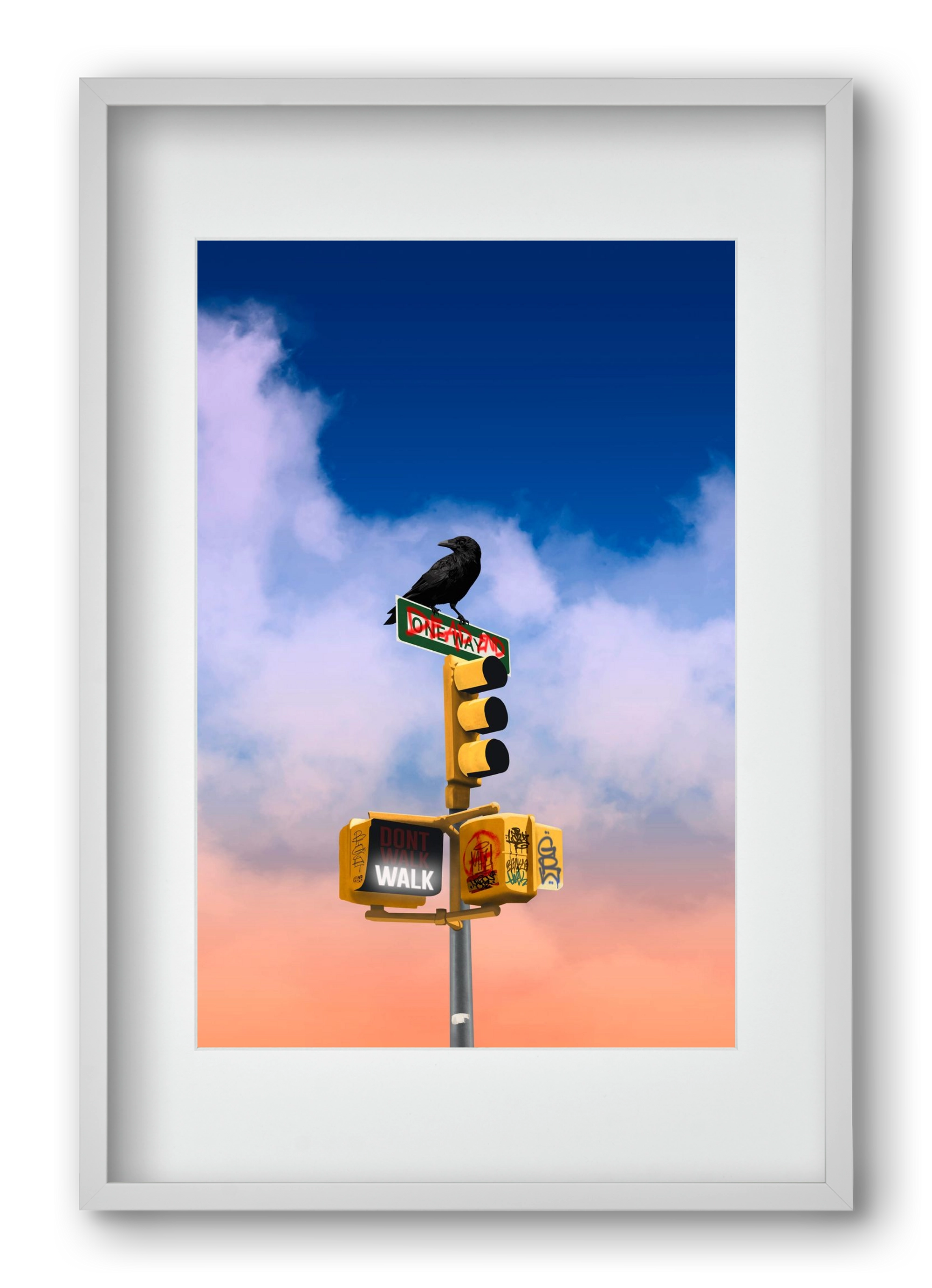 Dead end, 40x60 cm (30x45 cm), Fehér keret, paszpartuval