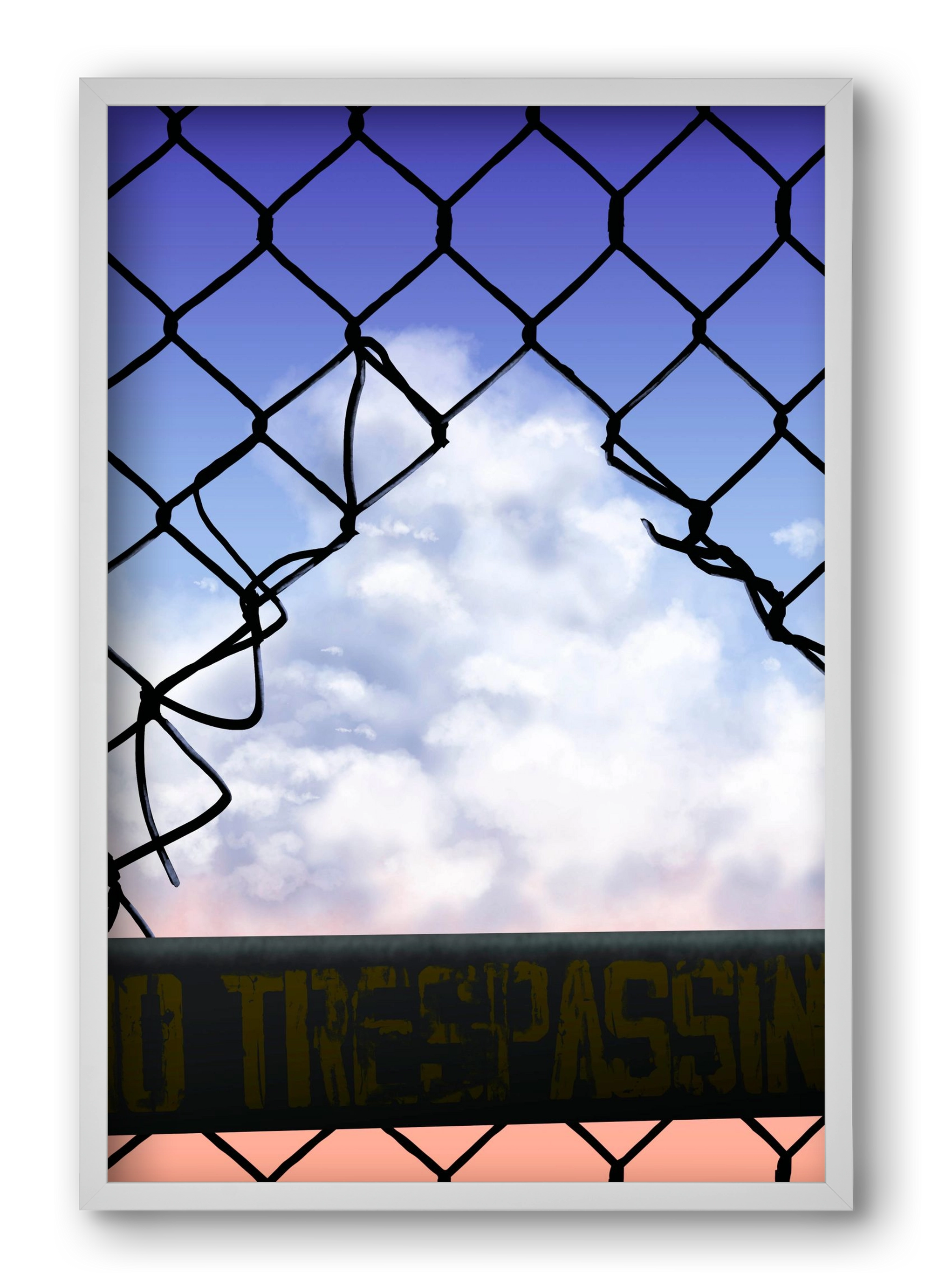 Gateway to freedom, 40x60 cm (40x60 cm), Fehér keret