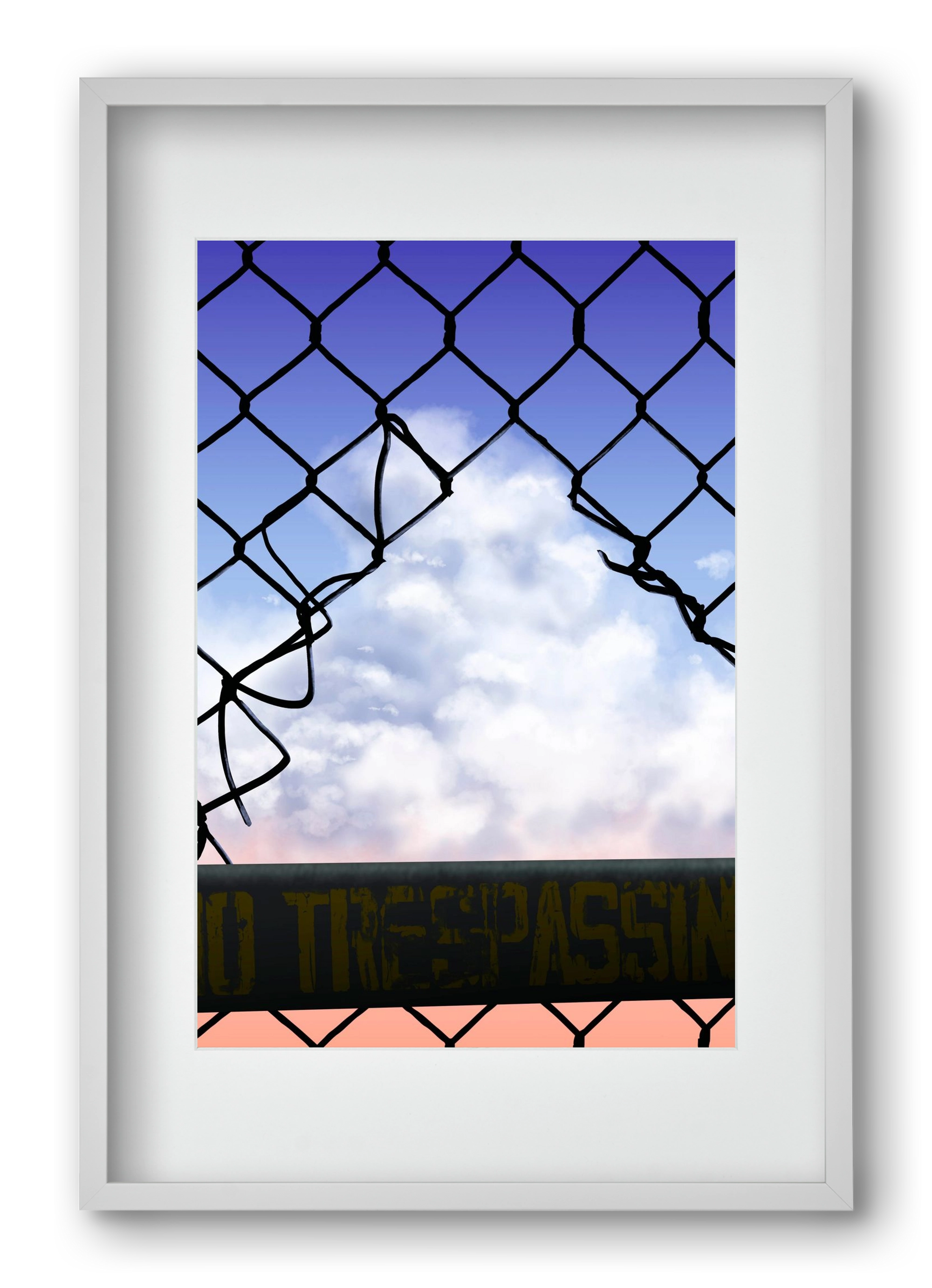 Gateway to freedom, 40x60 cm (30x45 cm), Fehér keret, paszpartuval