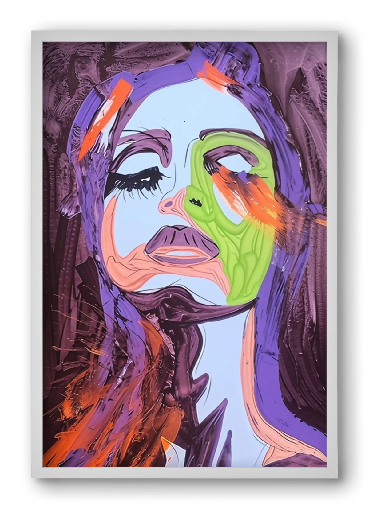 Bloom, 40x60 cm (40x60 cm), Fehér keret