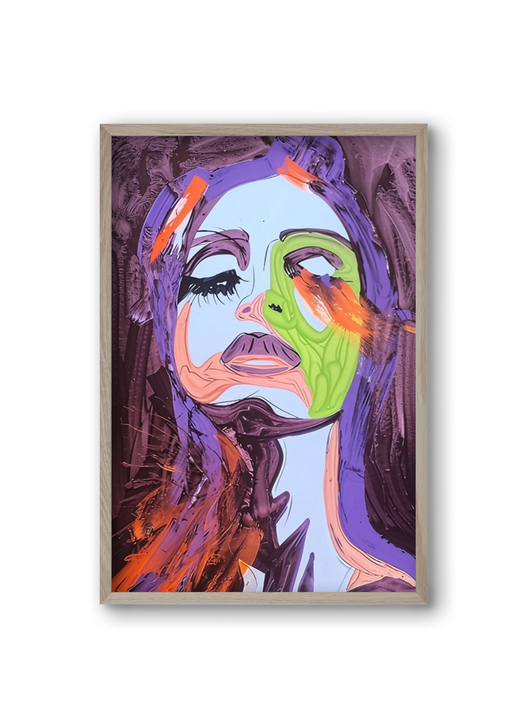 Bloom, 20x30 cm (20x30 cm), Tölgy keret