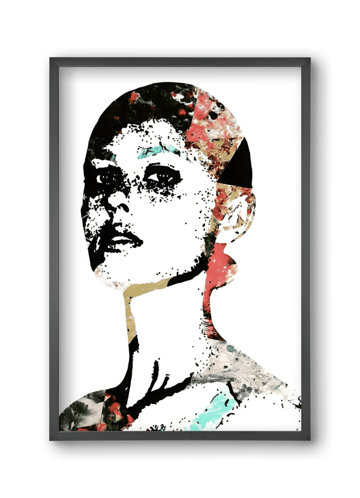 Girl Power, 30x45 cm (30x45 cm), Fekete keret