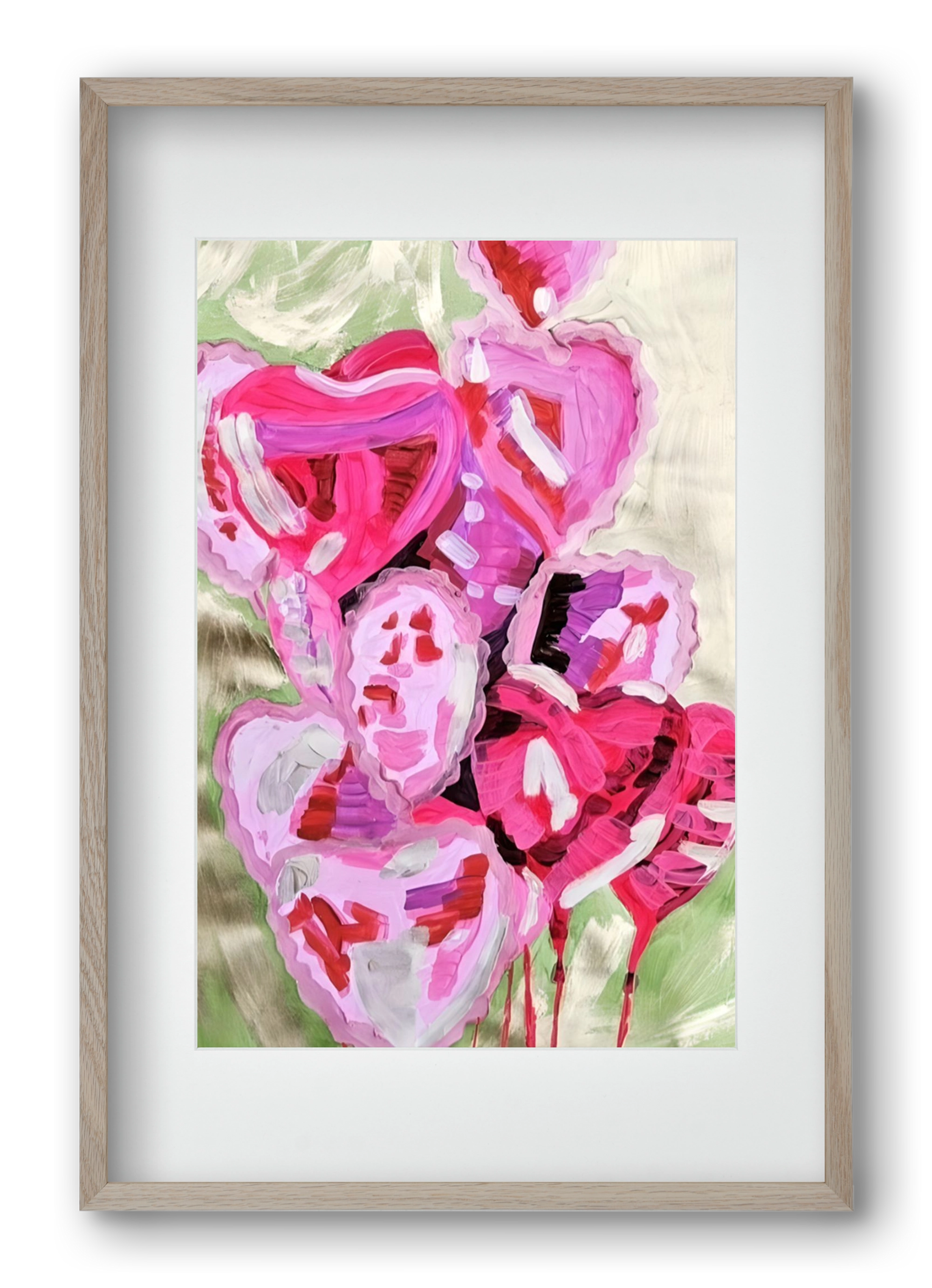 Valentine, 40x60 cm (30x45 cm), Tölgy keret, paszpartuval