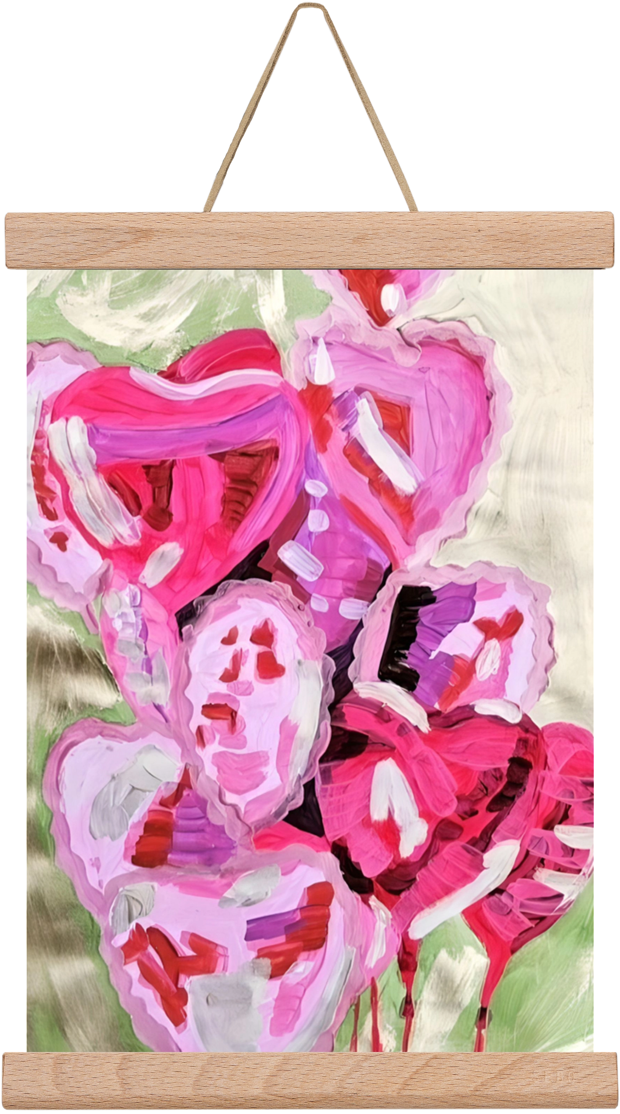 Valentine, 20x30 cm (20x30 cm), Tölgy akasztó