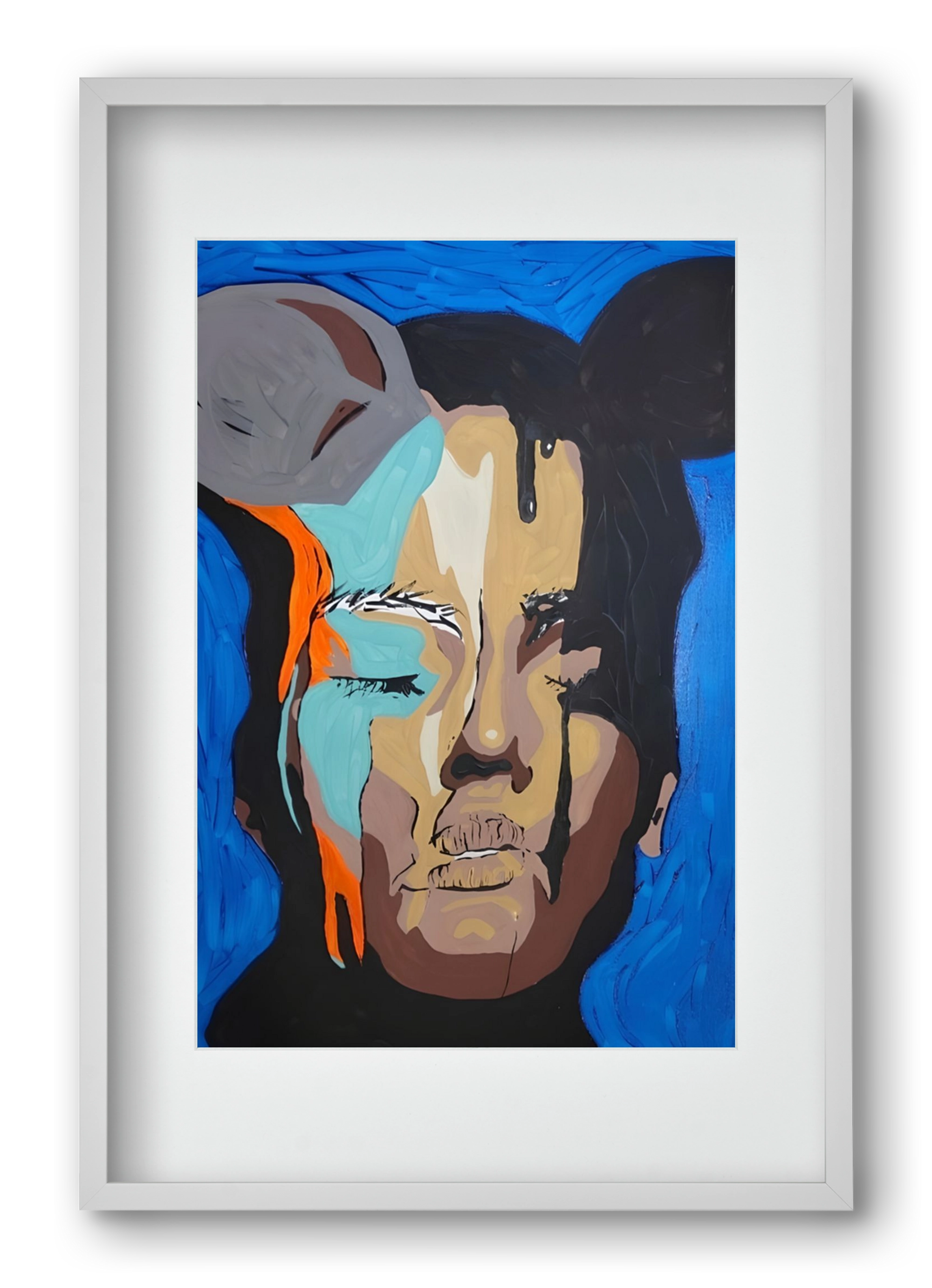  Missy, 40x60 cm (30x45 cm), Fehér keret, paszpartuval