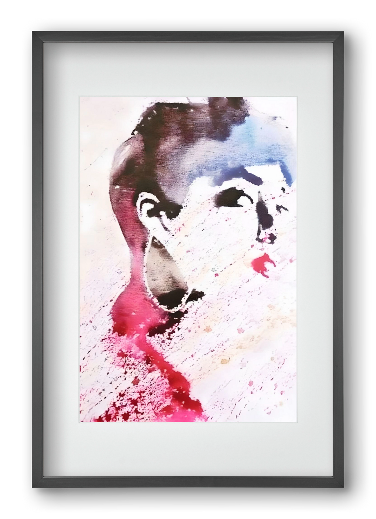 Melody, 40x60 cm (30x45 cm), Fekete keret, paszpartuval