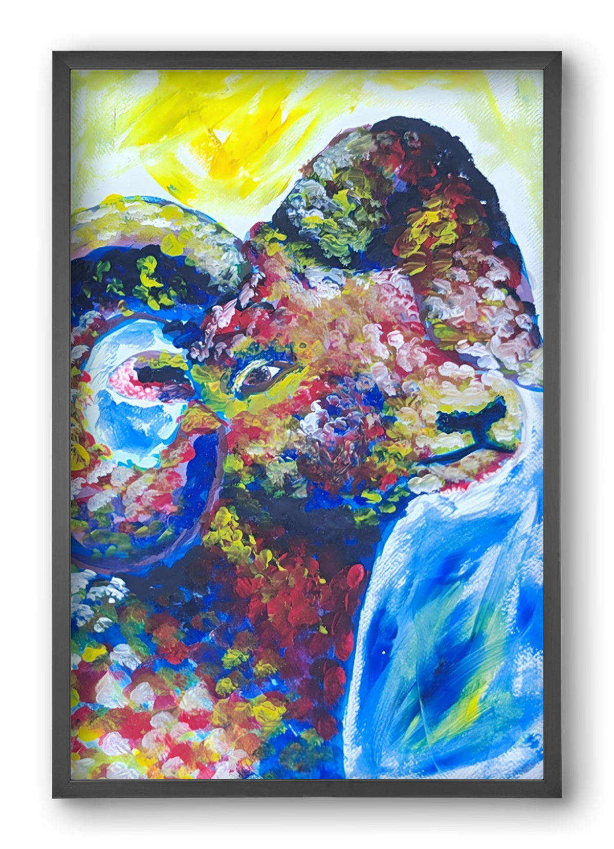 The Goat, 40x60 cm (40x60 cm), Fekete keret