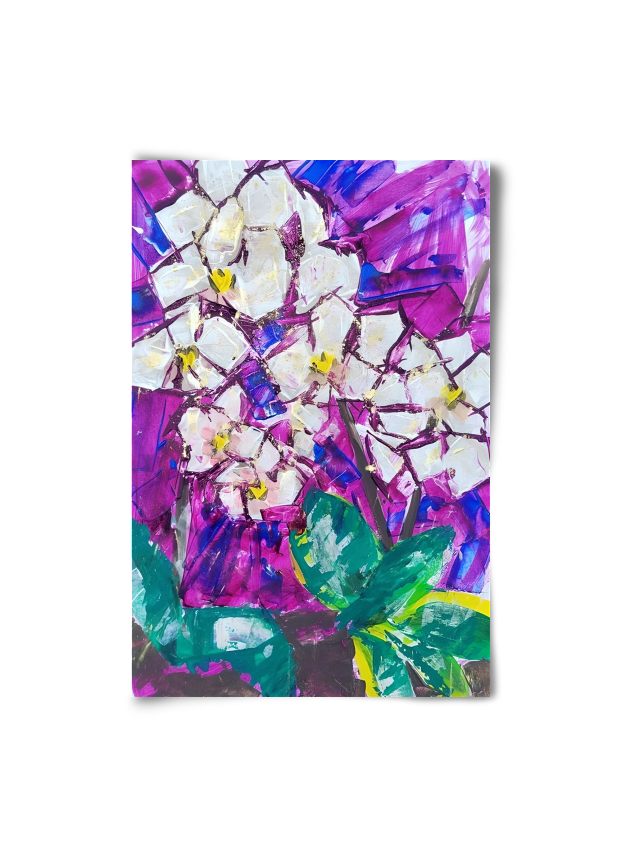 Orchidea, 20x30 cm, Keret nélkül