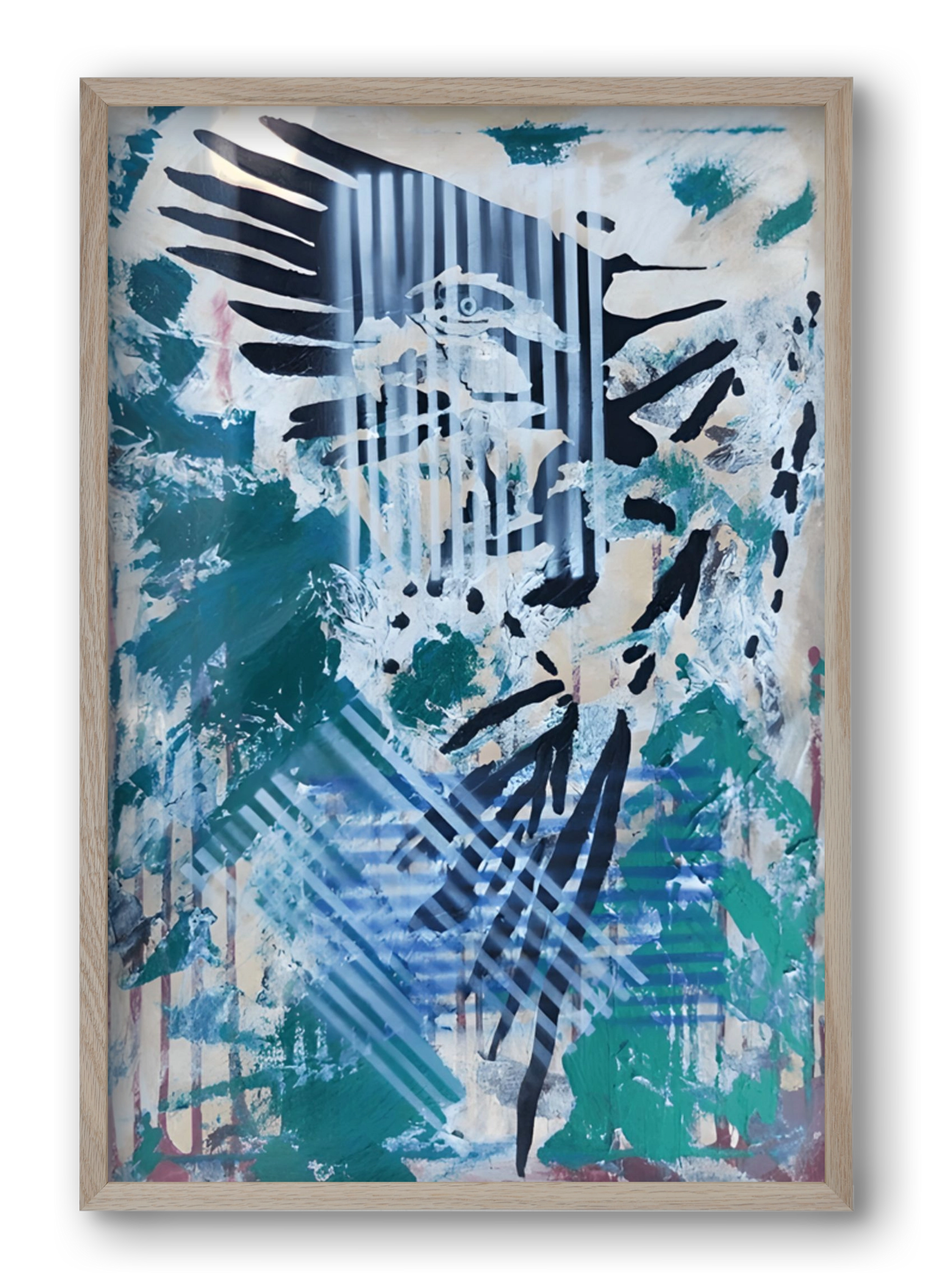 Wild Animal, 40x60 cm (40x60 cm), Tölgy keret