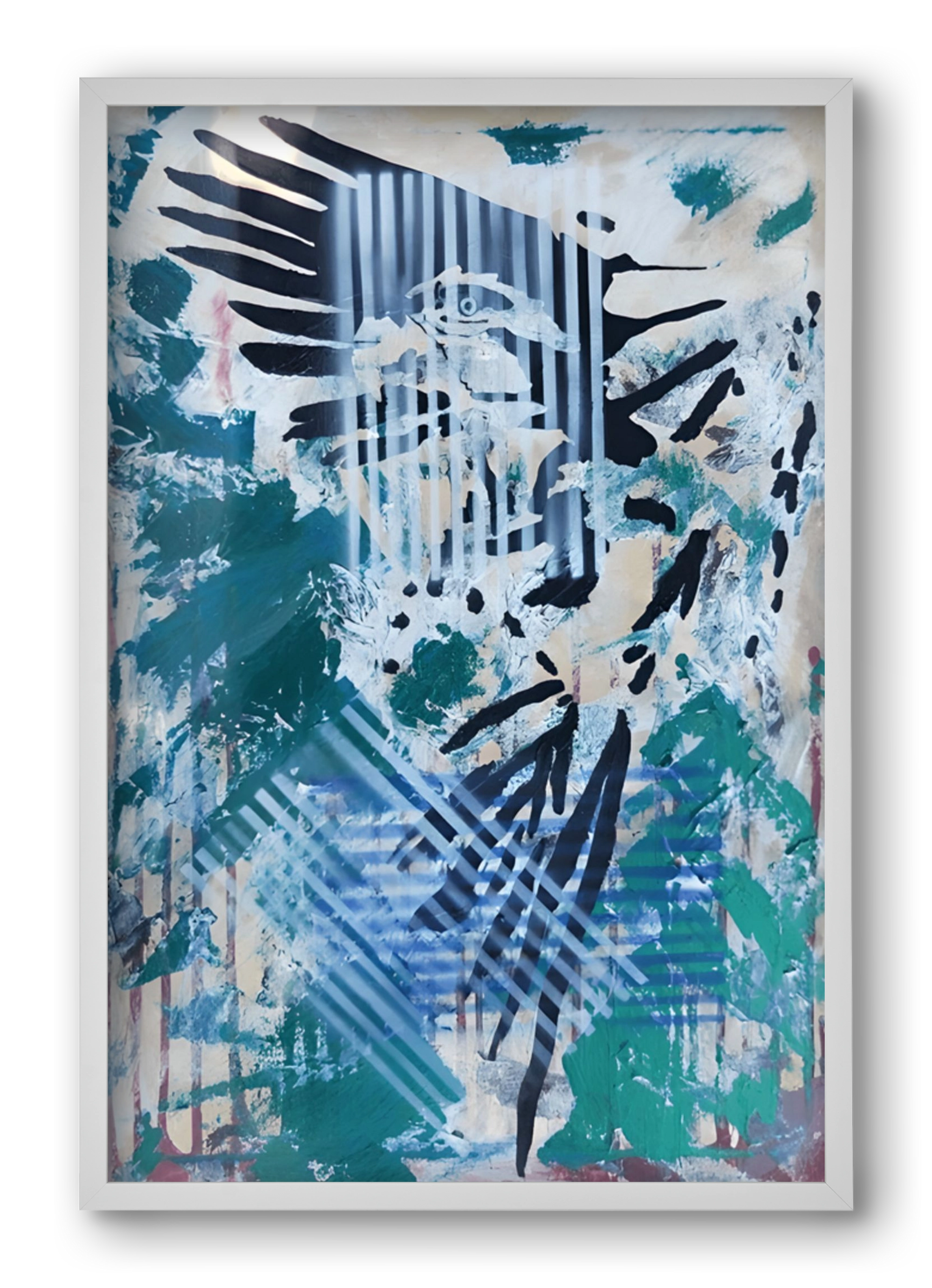 Wild Animal, 40x60 cm (40x60 cm), Fehér keret