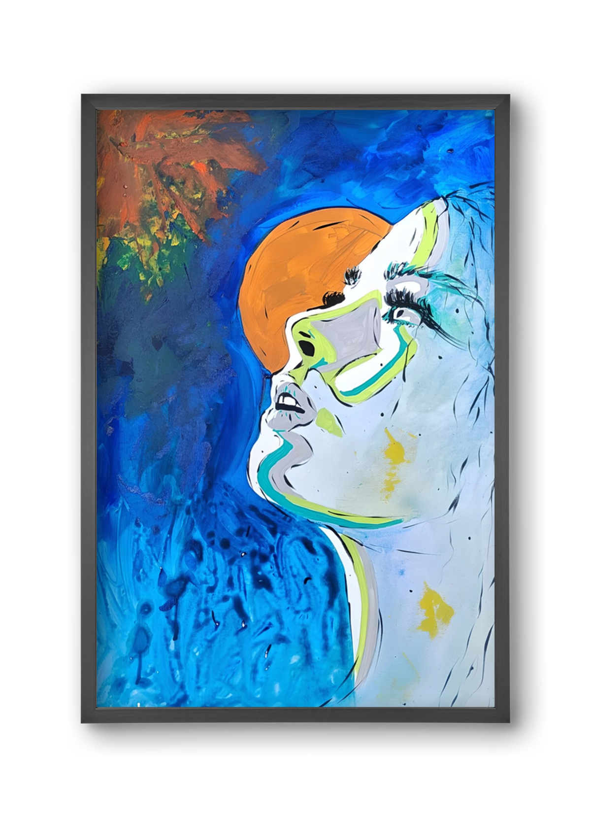 Moon Light, 30x45 cm (30x45 cm), Fekete keret