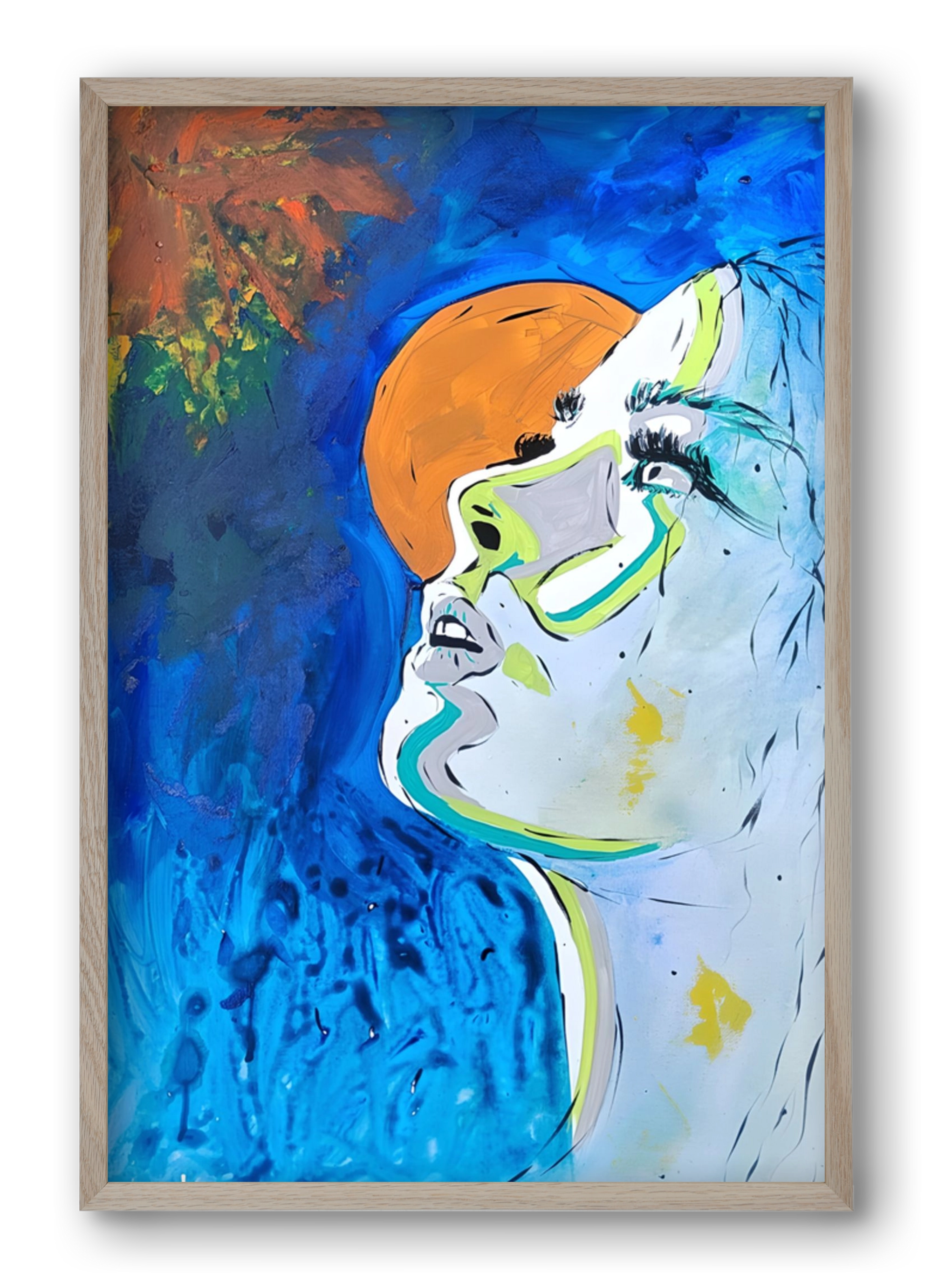 Moon Light, 40x60 cm (40x60 cm), Tölgy keret
