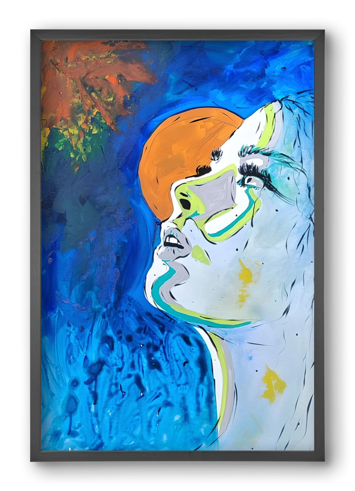 Moon Light, 40x60 cm (40x60 cm), Fekete keret