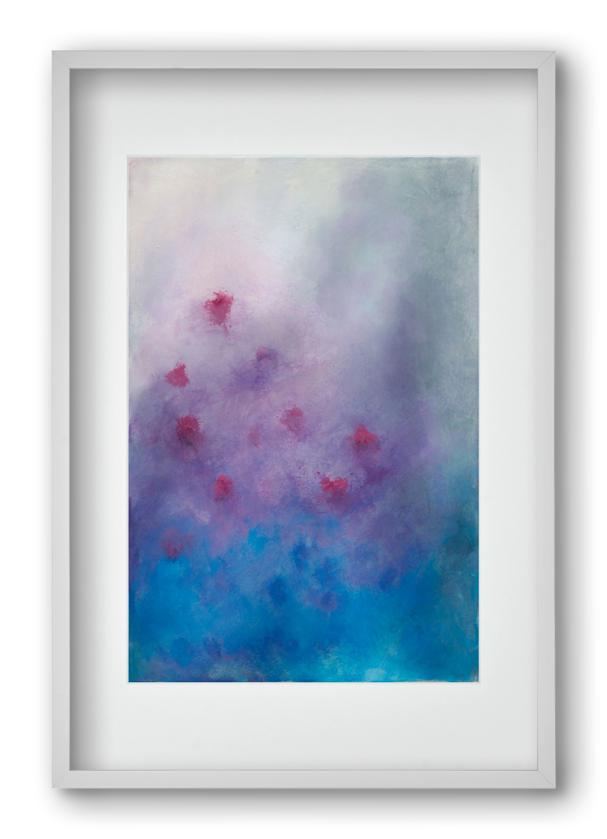 lebben, 40x60 cm (30x45 cm), Fehér keret, paszpartuval
