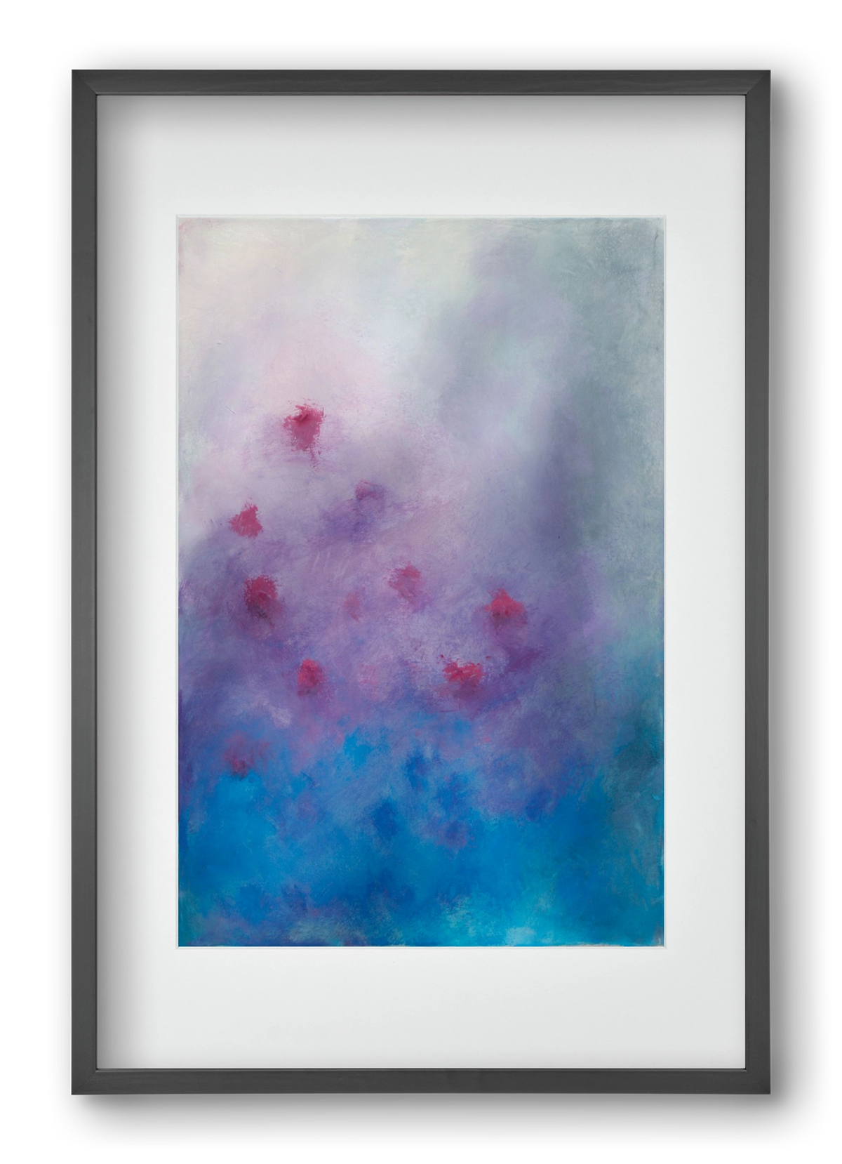 lebben, 40x60 cm (30x45 cm), Fekete keret, paszpartuval