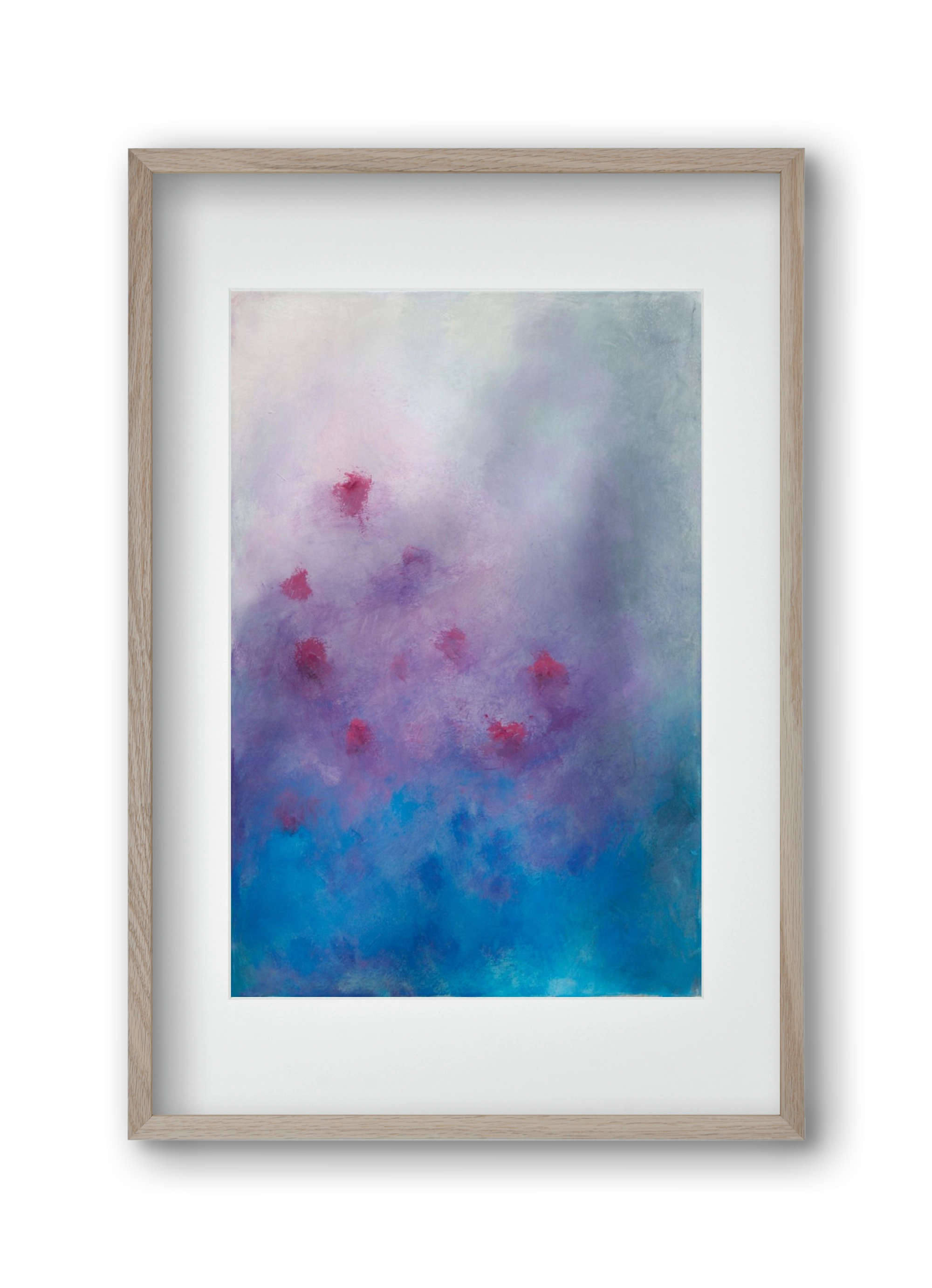 lebben, 30x45 cm (20x30 cm), Tölgy keret, paszpartuval