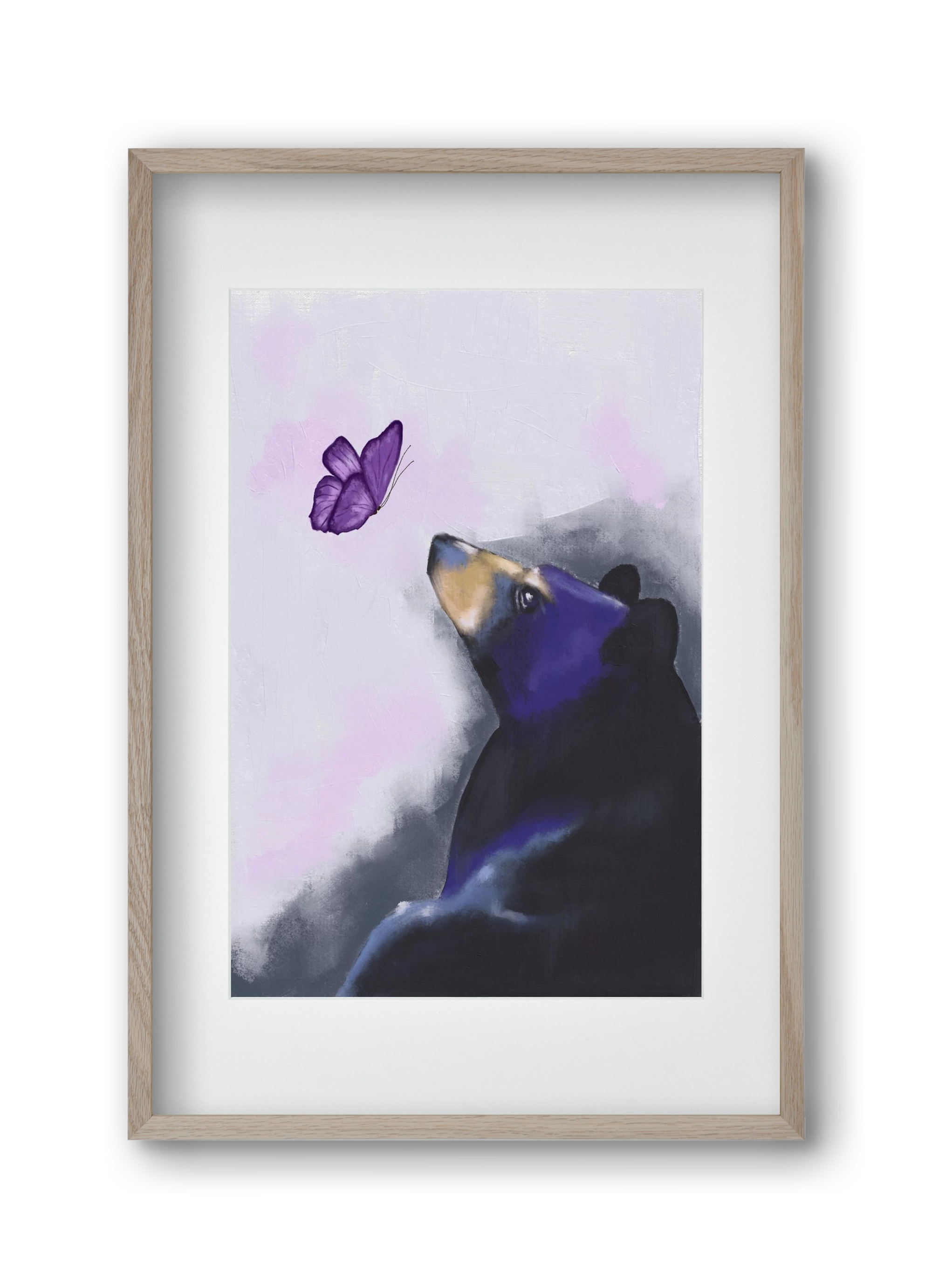 Whisper of Wonder, 30x45 cm (20x30 cm), Tölgy keret, paszpartuval