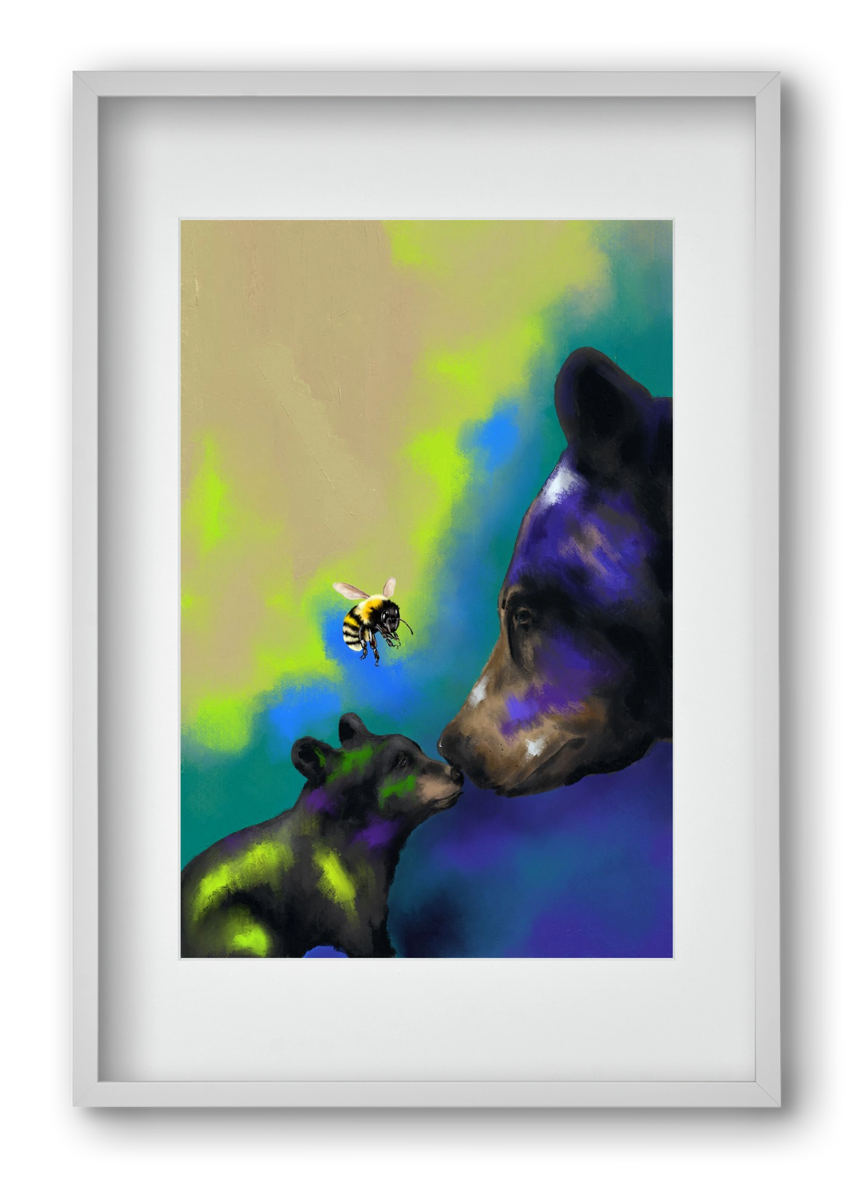 Whisper of Light, 40x60 cm (30x45 cm), Fehér keret, paszpartuval