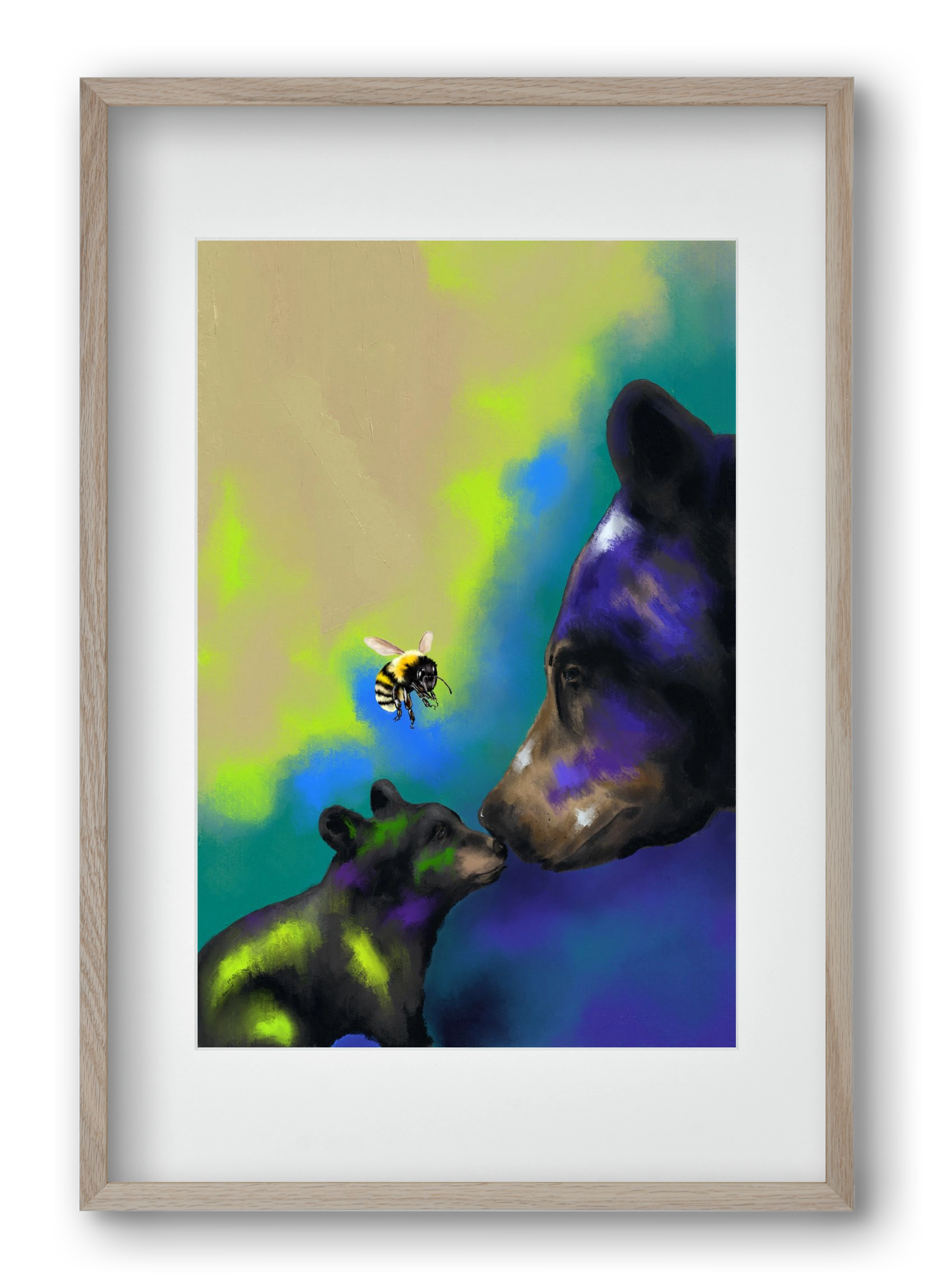 Whisper of Light, 40x60 cm (30x45 cm), Tölgy keret, paszpartuval