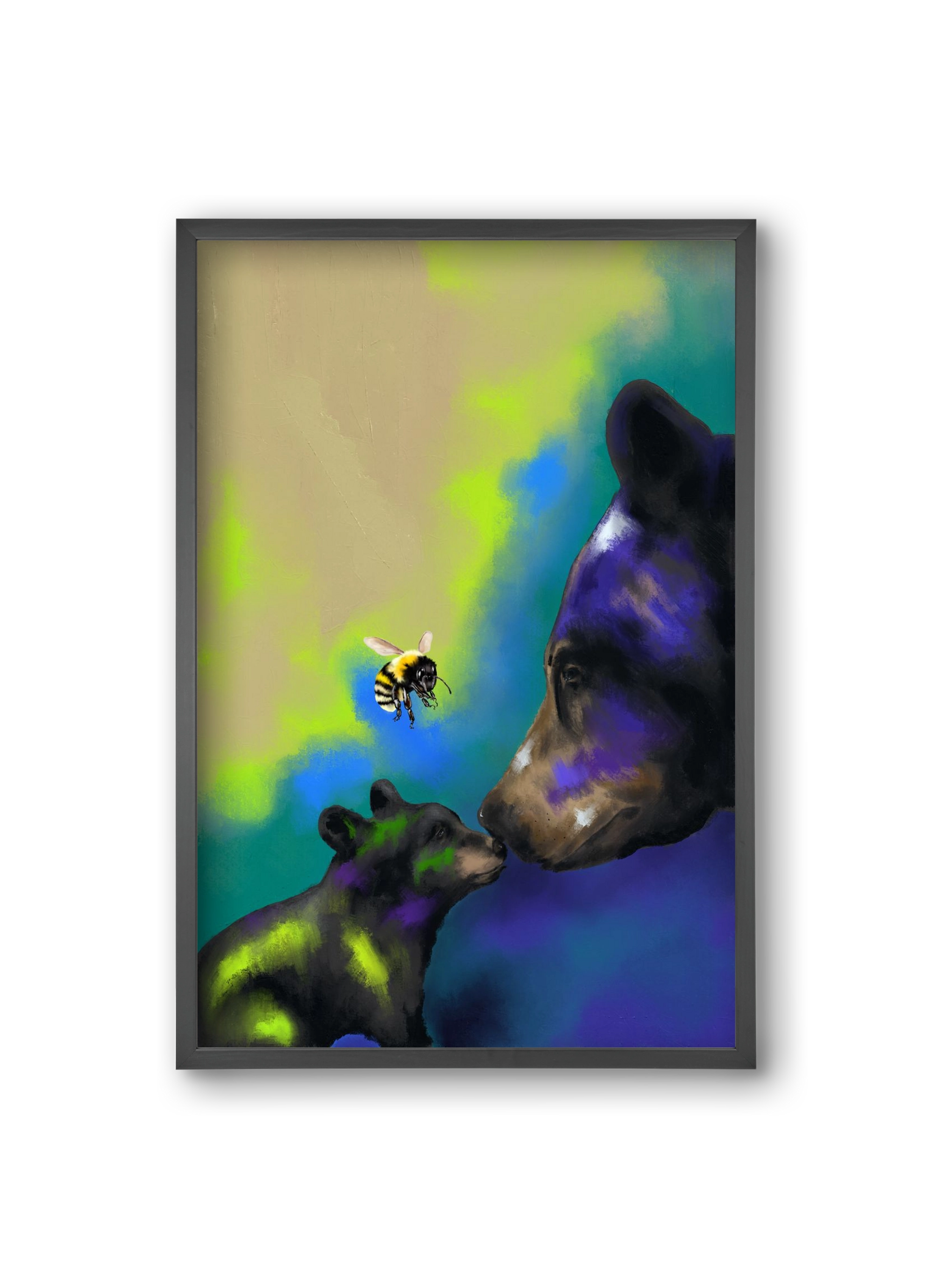 Whisper of Light, 20x30 cm (20x30 cm), Fekete keret