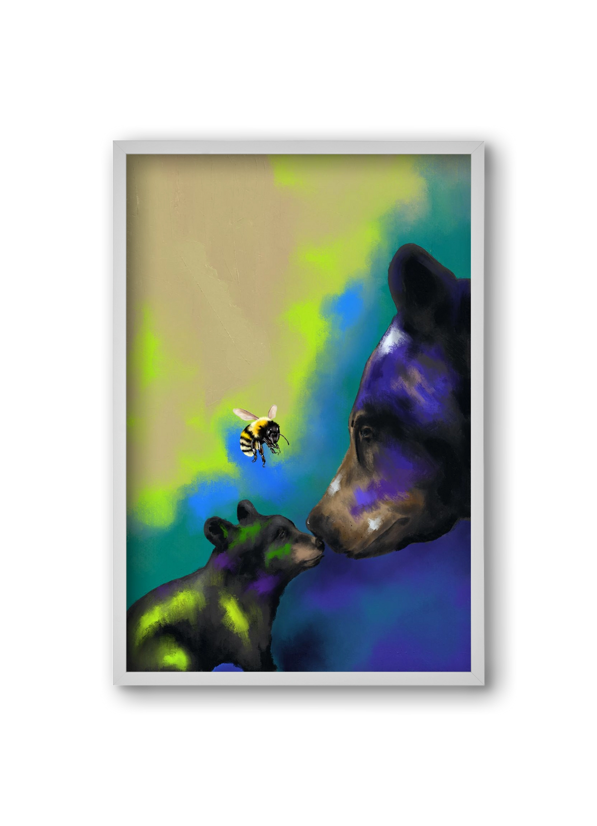 Whisper of Light, 20x30 cm (20x30 cm), Fehér keret