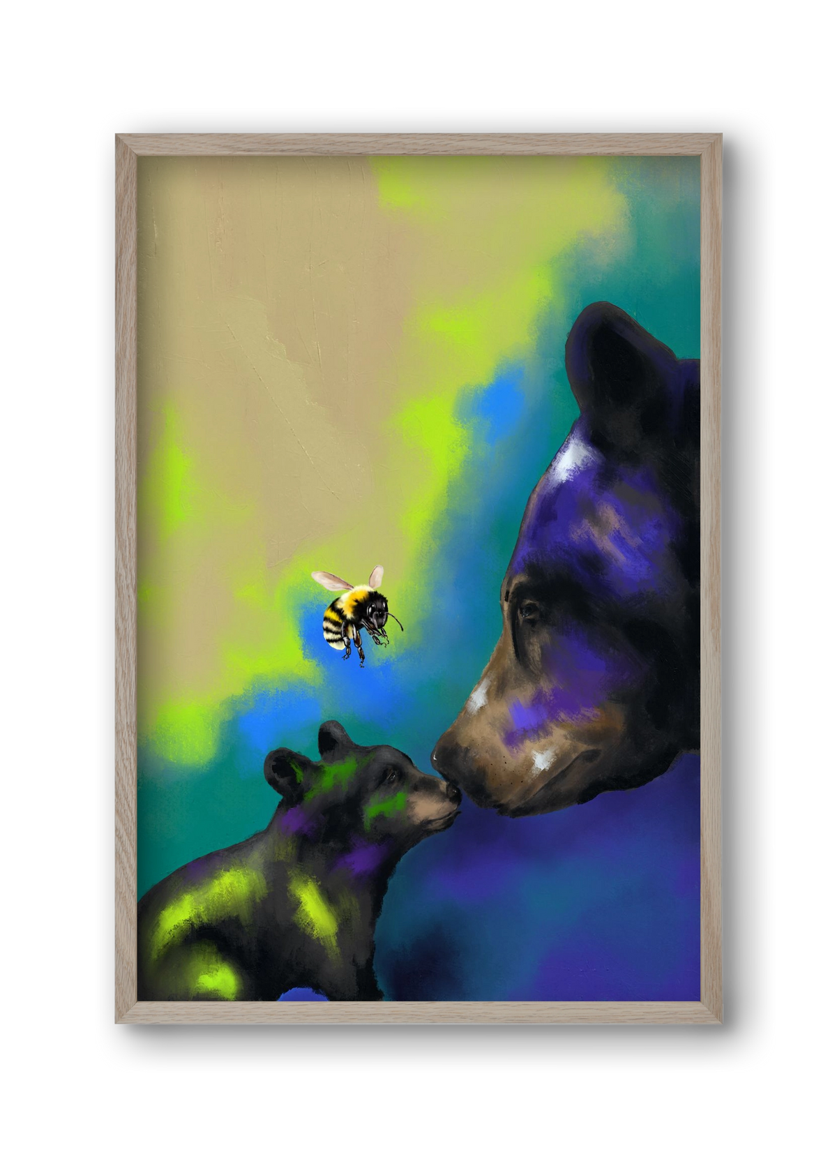 Whisper of Light, 30x45 cm (30x45 cm), Tölgy keret