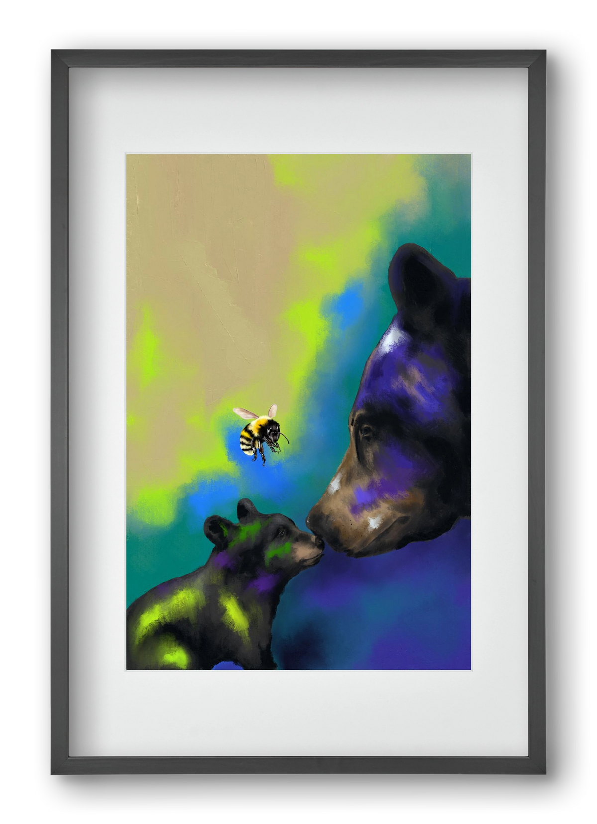 Whisper of Light, 40x60 cm (30x45 cm), Fekete keret, paszpartuval
