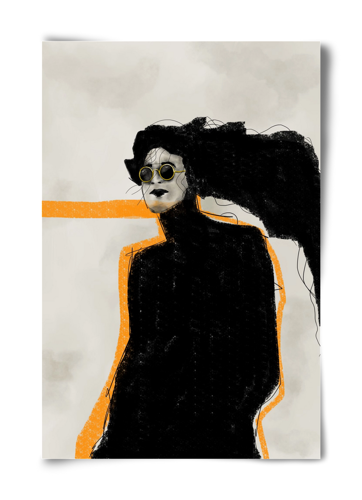 Shadows in Motion, 40x60 cm, Keret nélkül