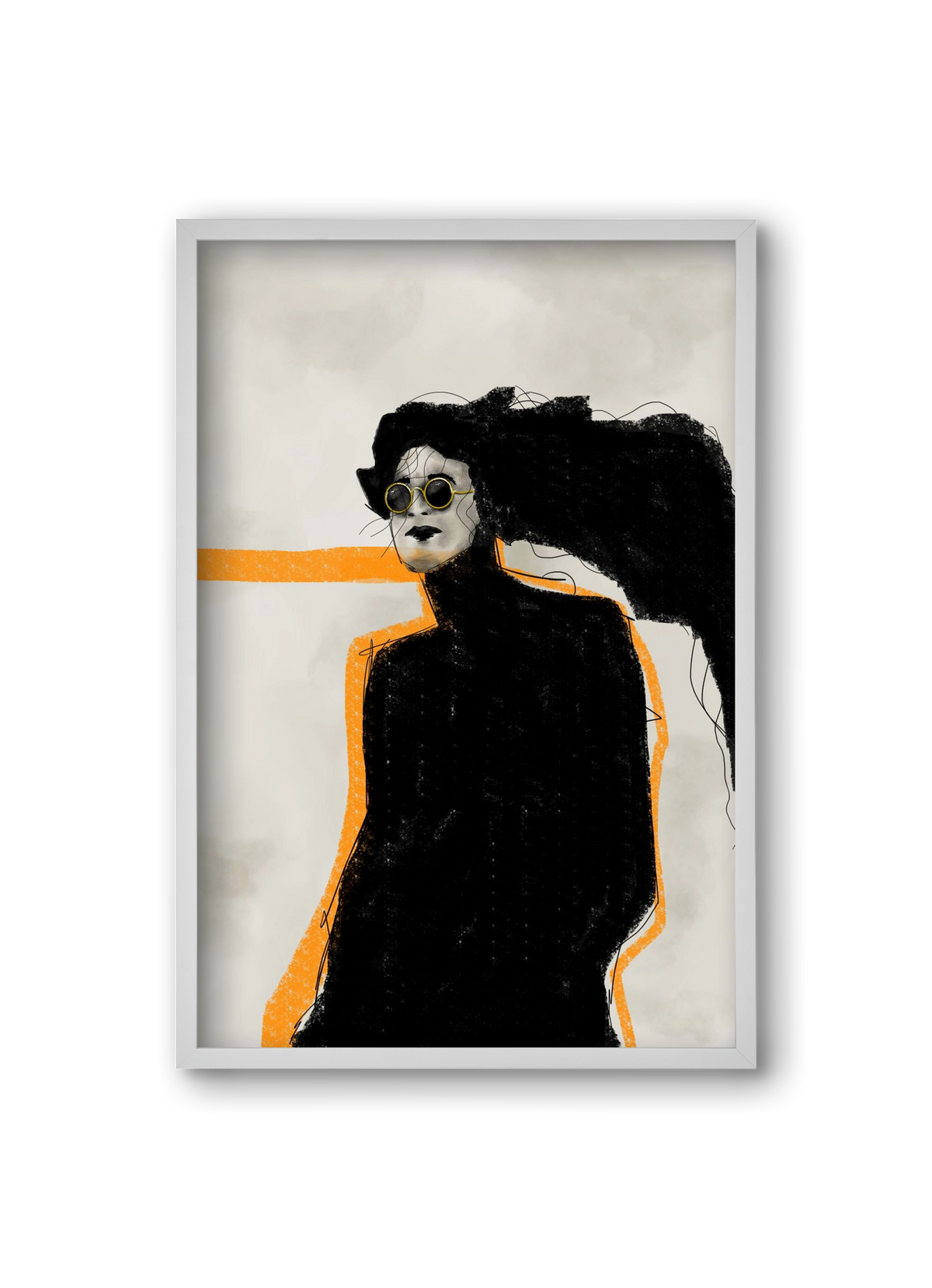 Shadows in Motion, 20x30 cm (20x30 cm), Fehér keret