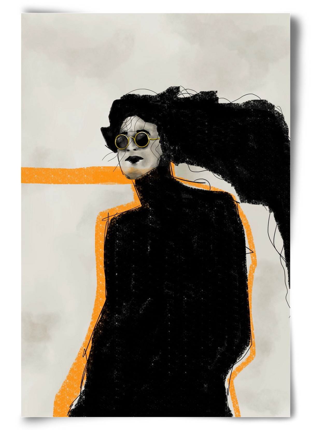 Shadows in Motion, 60x90 cm, Keret nélkül