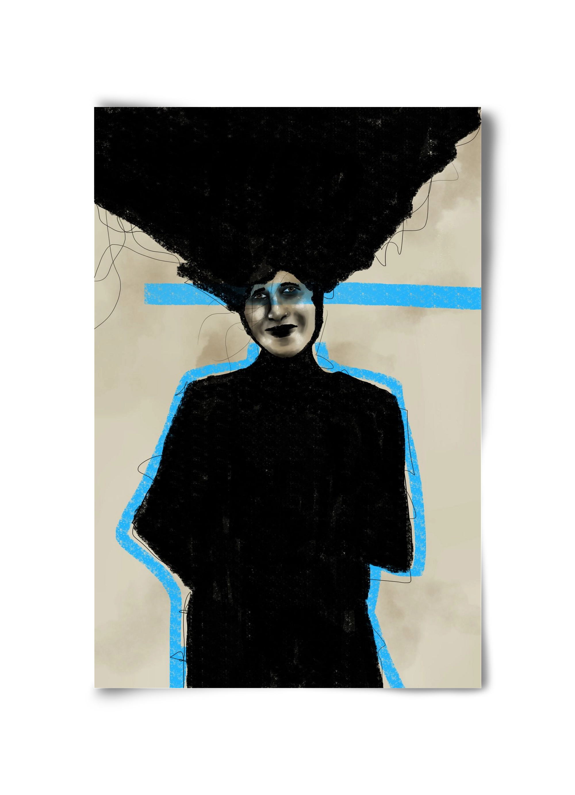 Modern Man, 30x45 cm, Keret nélkül