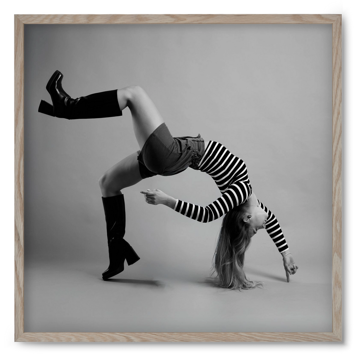 Balance, 50x50 cm (50x50 cm), Tölgy keret